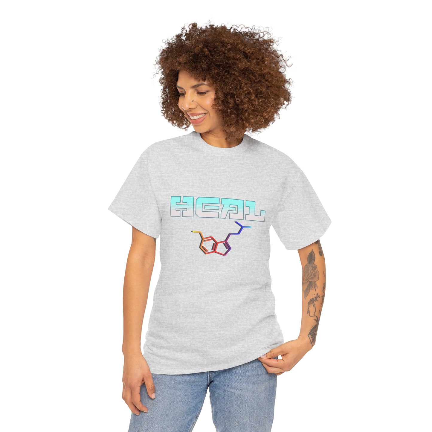 heal 5 meo molecule - Unisex Heavy Cotton Tee