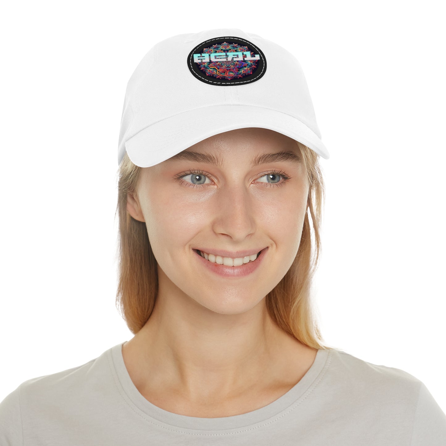 Heal 5 MEO Molecule - Dad Hat with Leather Patch (Round)