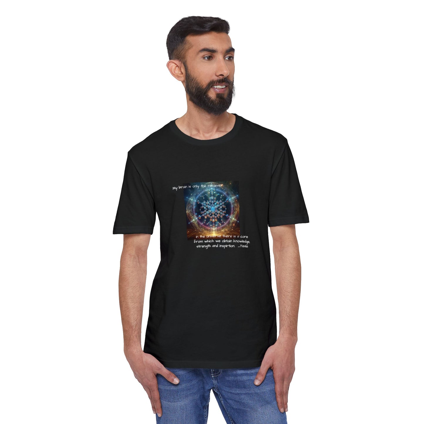 Unisex District® Re-Tee® tesla quote 1