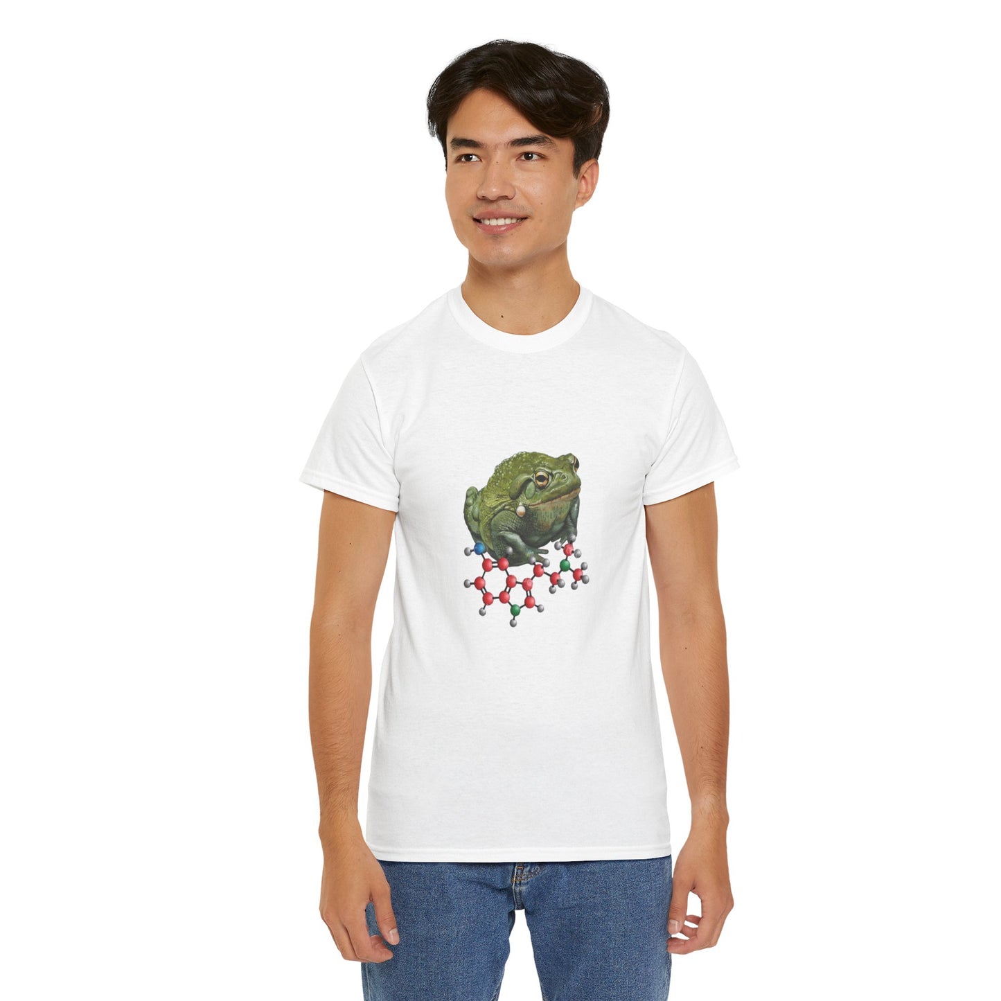 Bufo Toad molecule Unisex Heavy Cotton Tee