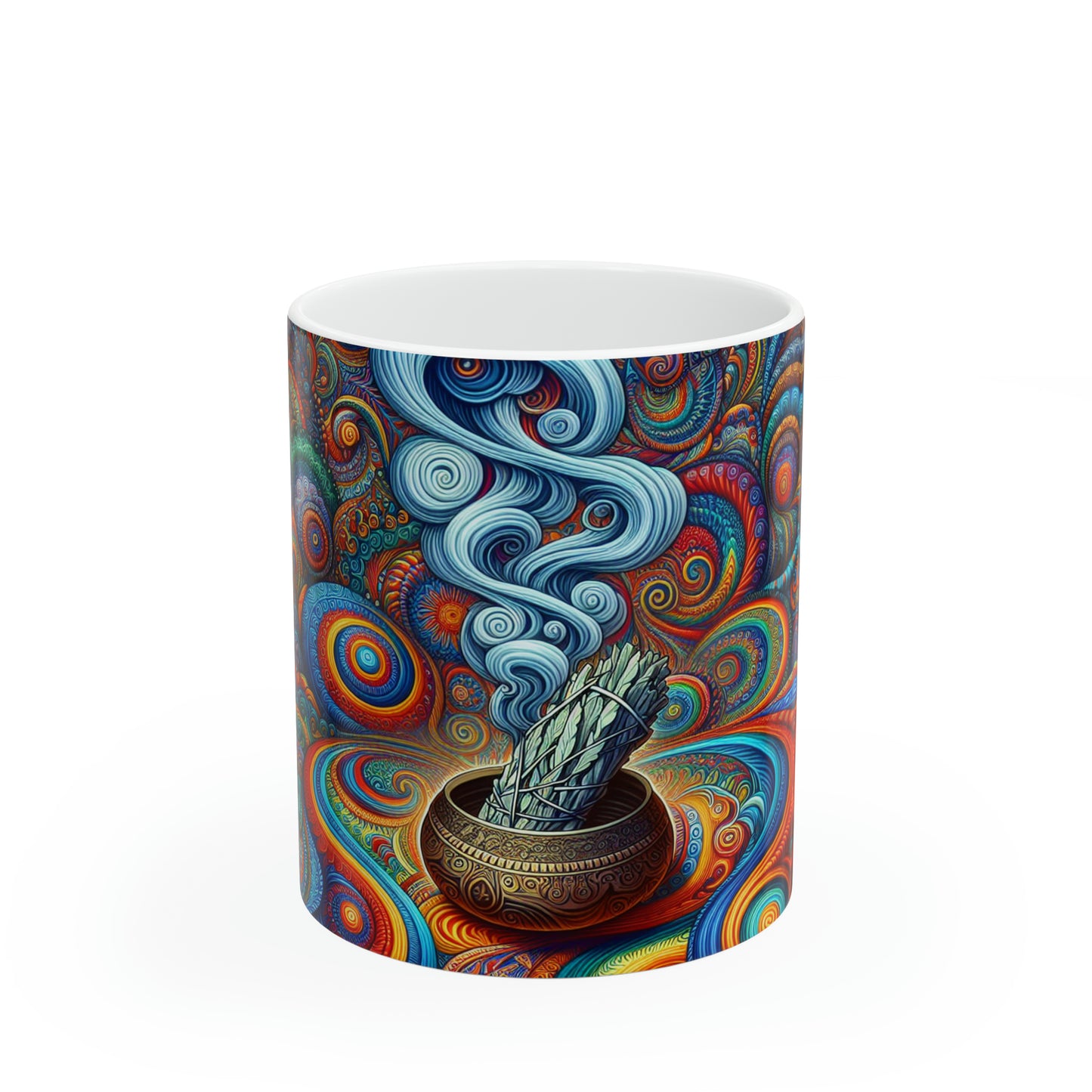 Ceramic Mug (11oz) sage 1