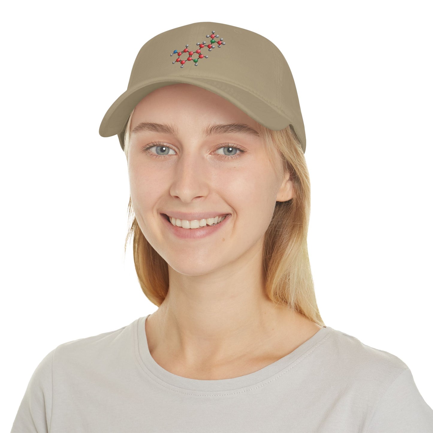 Bufotenin Molecule Low Profile Baseball Cap