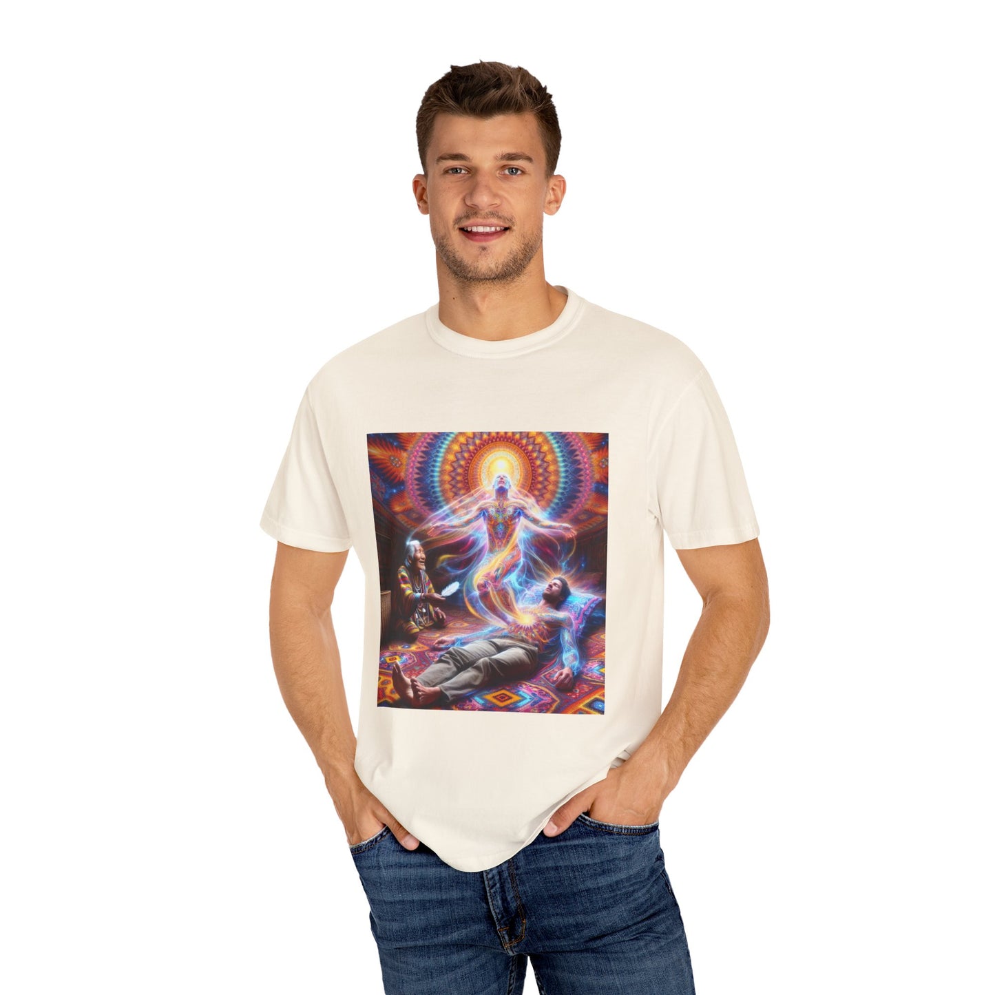 Grandmother Shaman Rebirth 2 / Unisex Garment-Dyed T-shirt