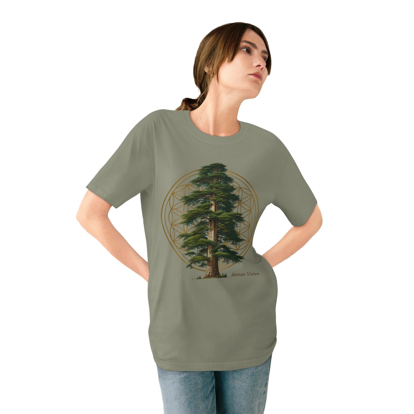 Atman Vision Cedar Tree Organic Staple T-shirt