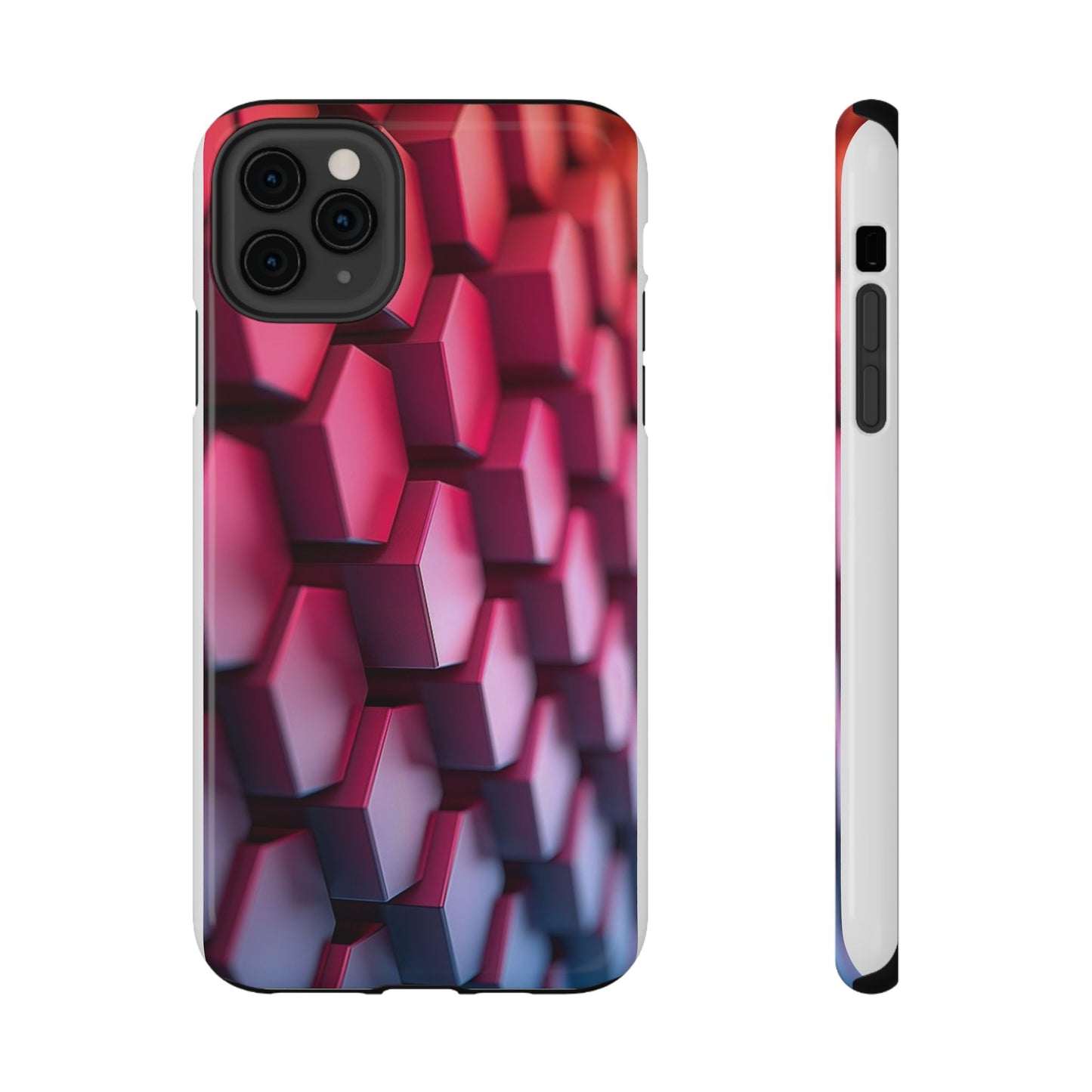 Hexagons Impact-Resistant Cases