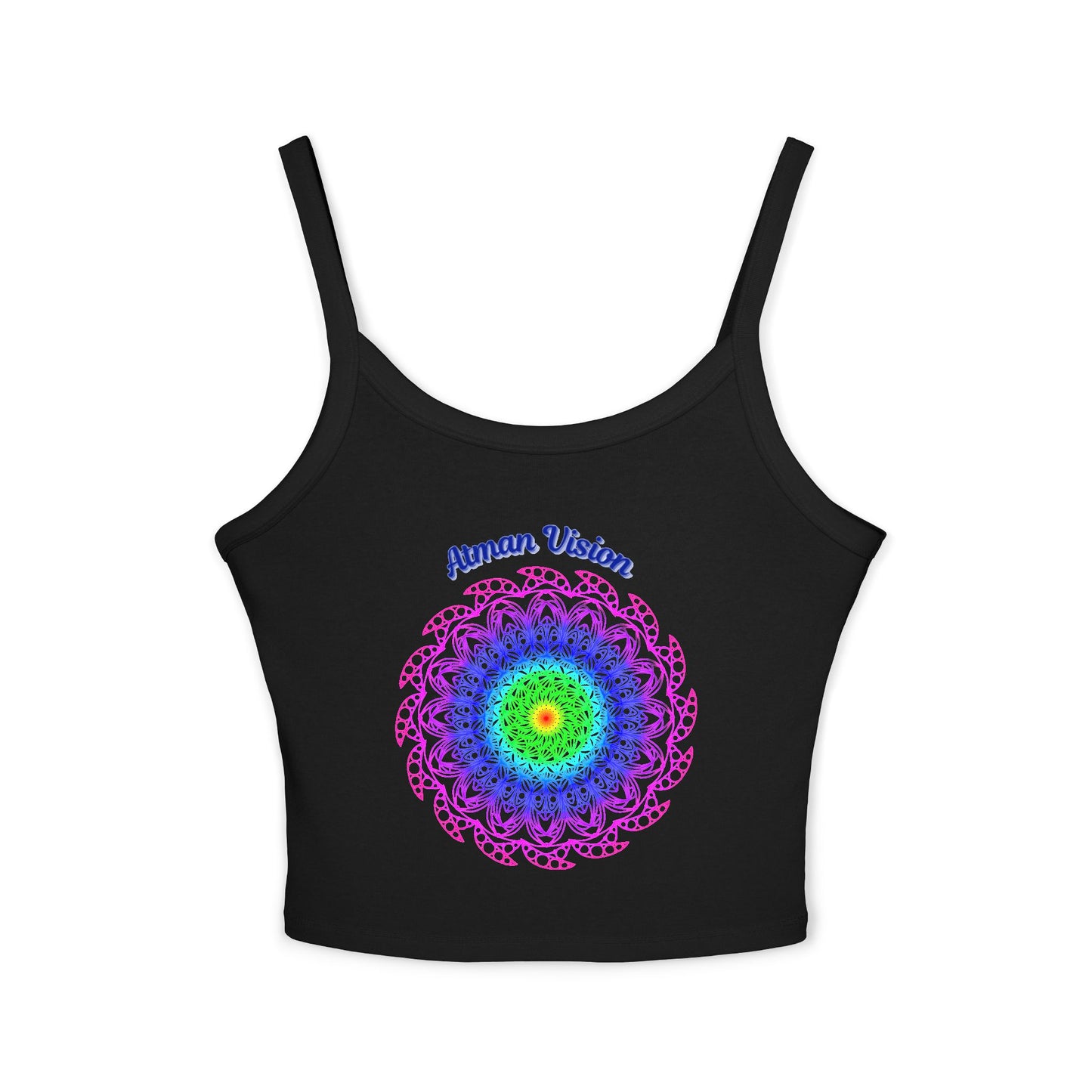 Atman Vision mandala Women's Spaghetti Strap Tank Top