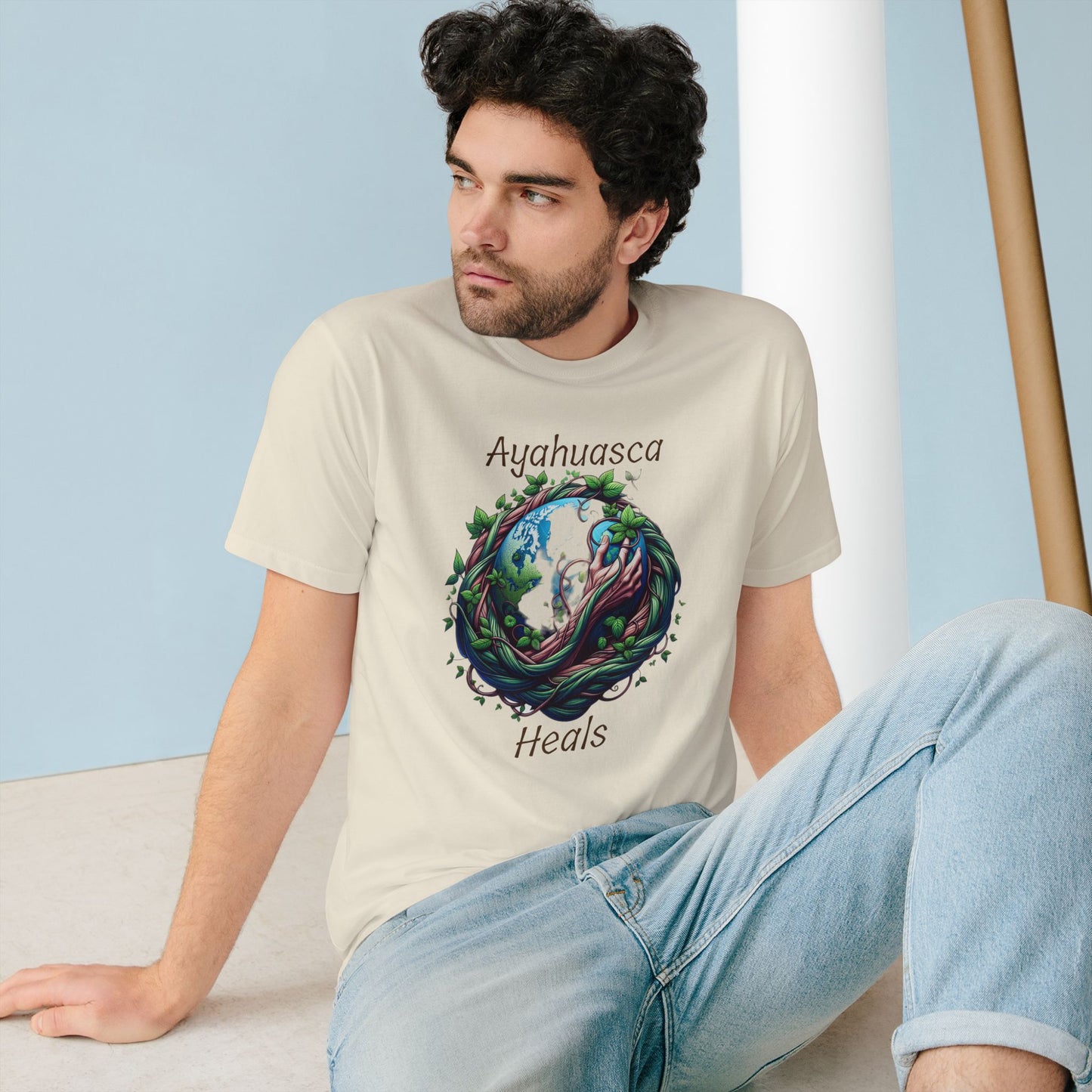 Ayahuasca Mother Earth Organic Staple T-shirt