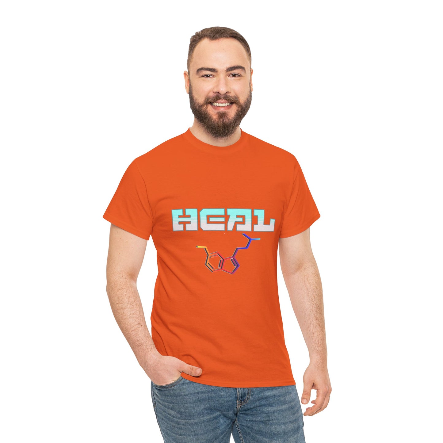 heal 5 meo toad - Unisex Heavy Cotton Tee