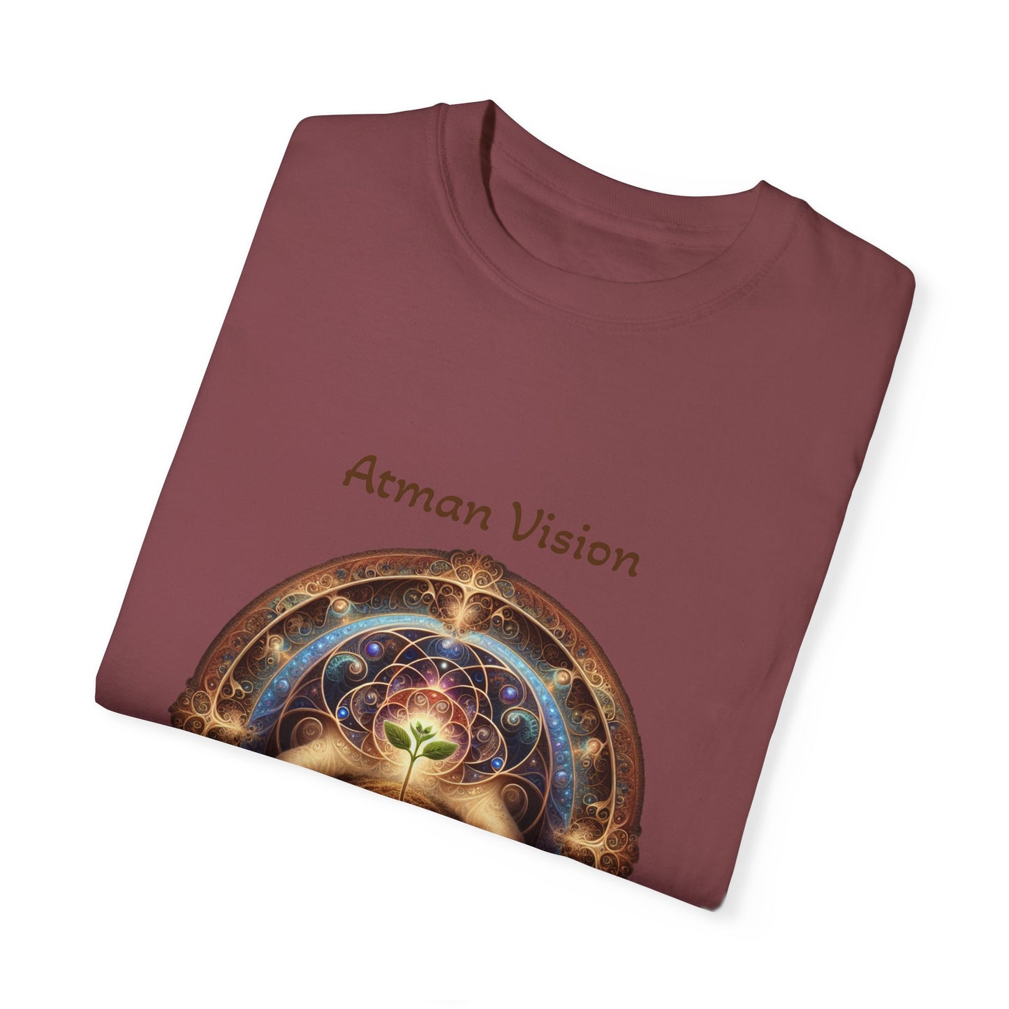 Atman Vision hands Unisex Garment-Dyed T-shirt