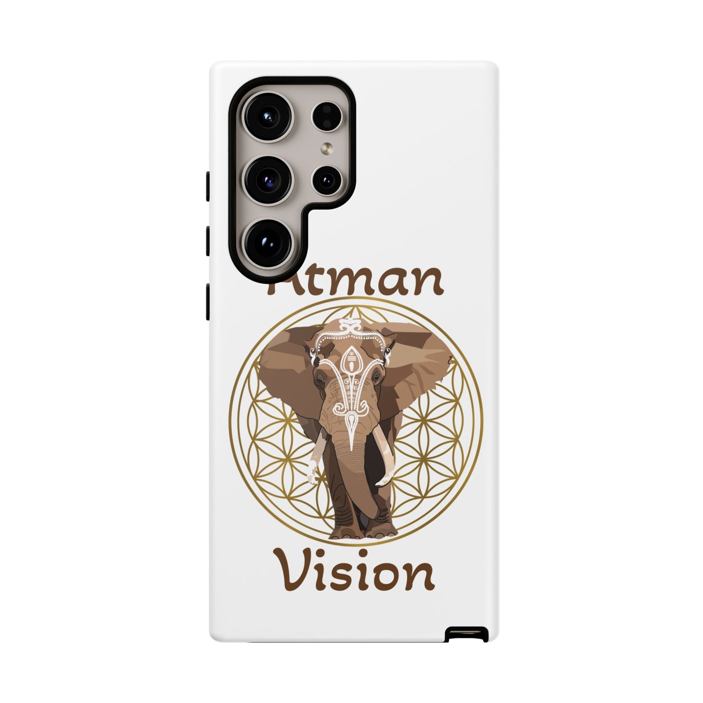 Atman Vision Elephant Flower of Life Tough Cases