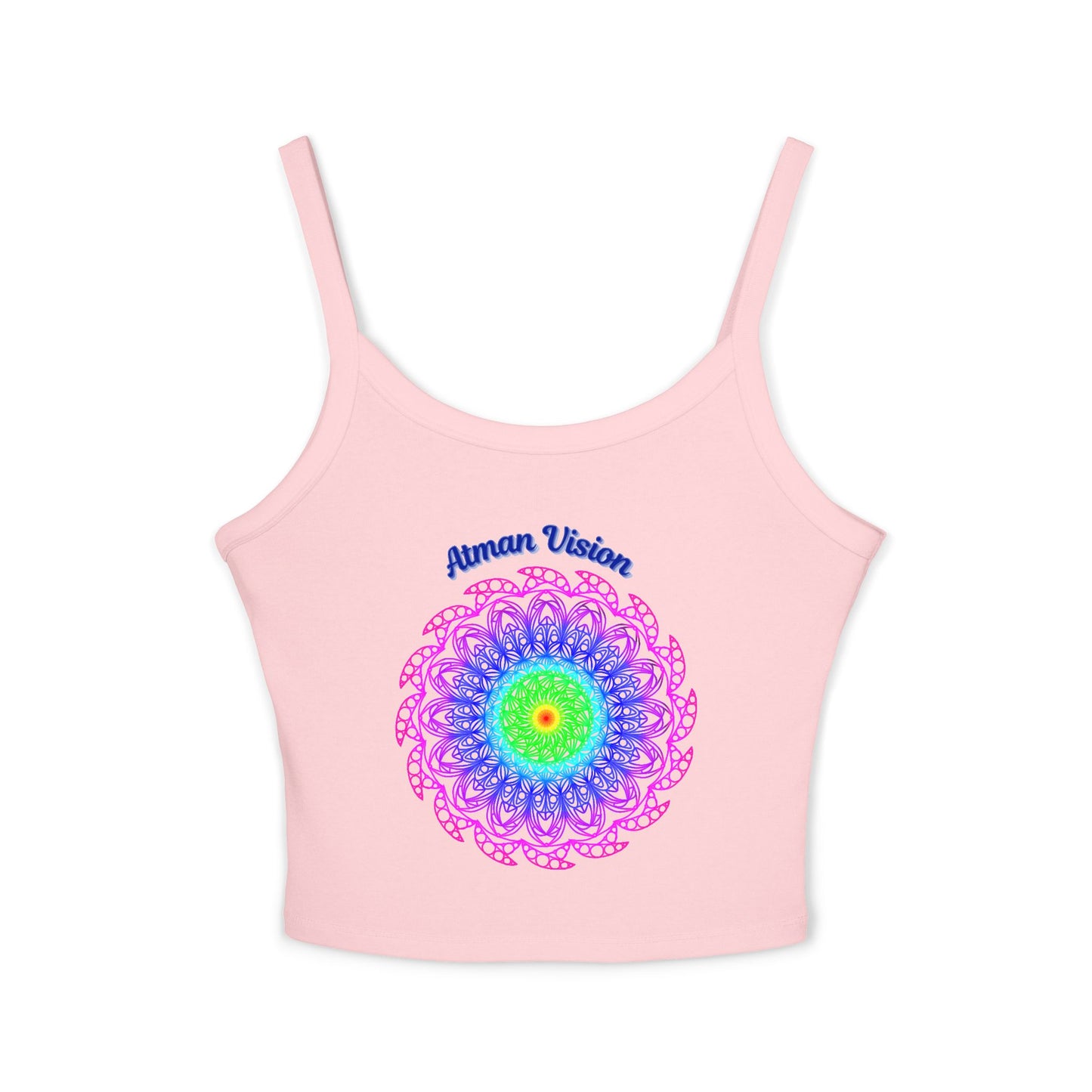 Atman Vision mandala Women's Spaghetti Strap Tank Top