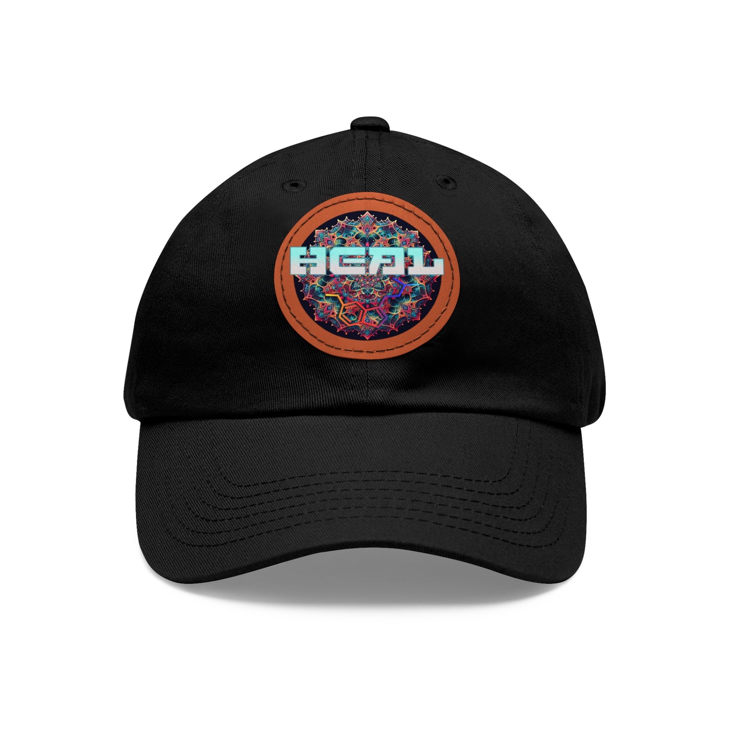 Heal 5 MEO Molecule - Dad Hat with Leather Patch (Round)