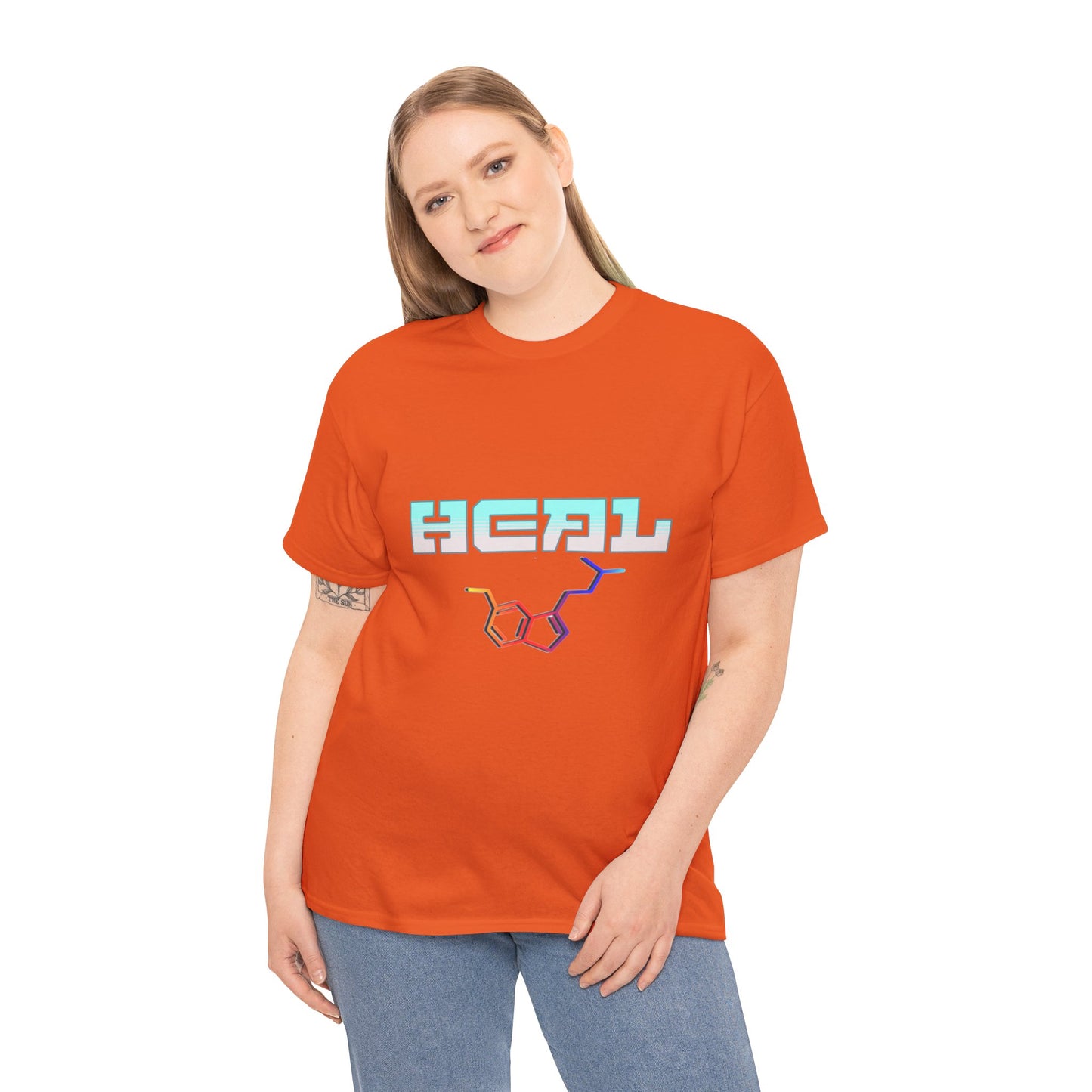 heal 5 meo toad - Unisex Heavy Cotton Tee