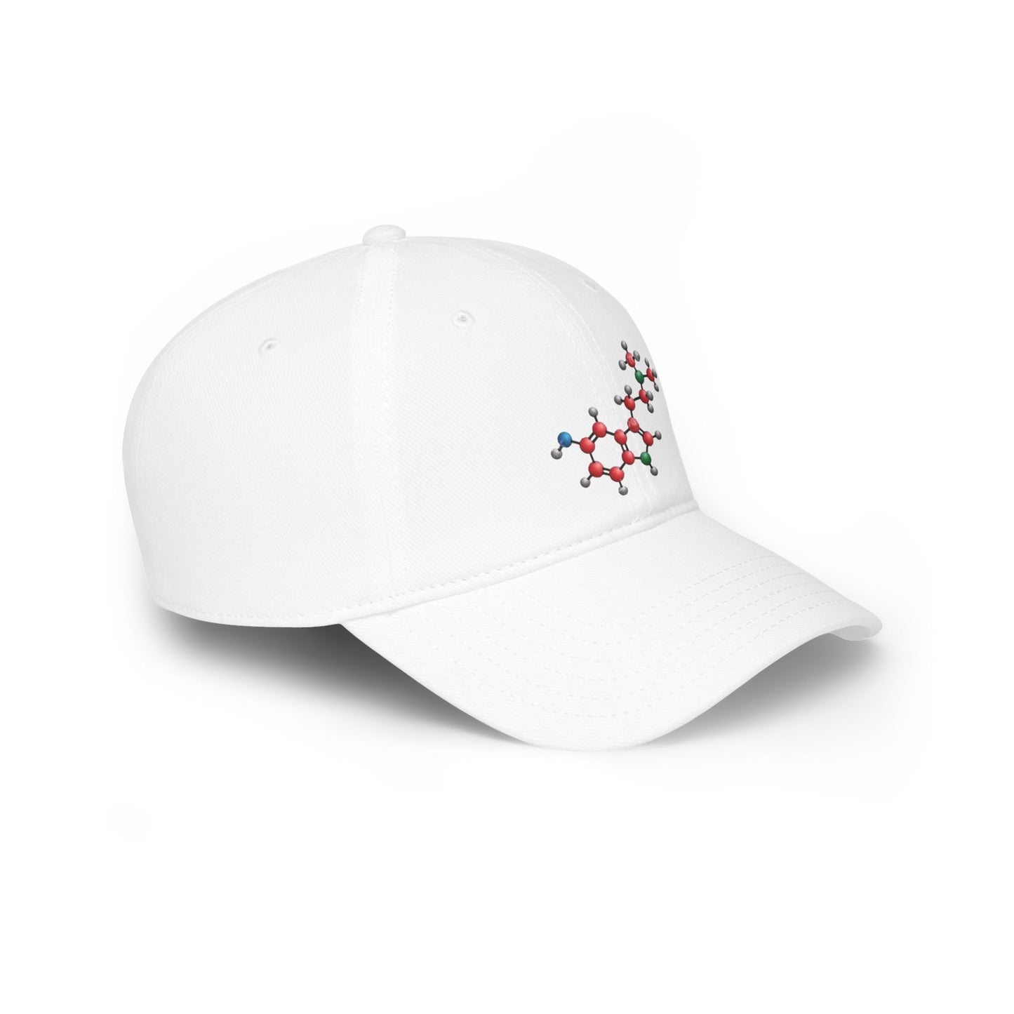 Bufotenin Molecule Low Profile Baseball Cap