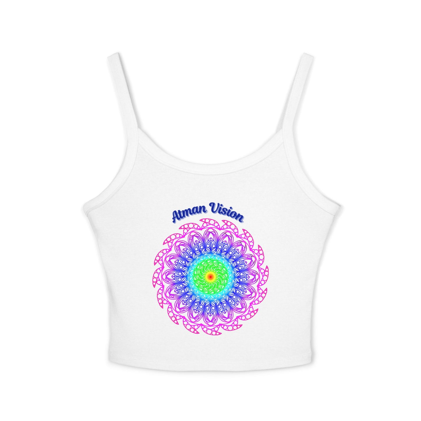 Atman Vision mandala Women's Spaghetti Strap Tank Top