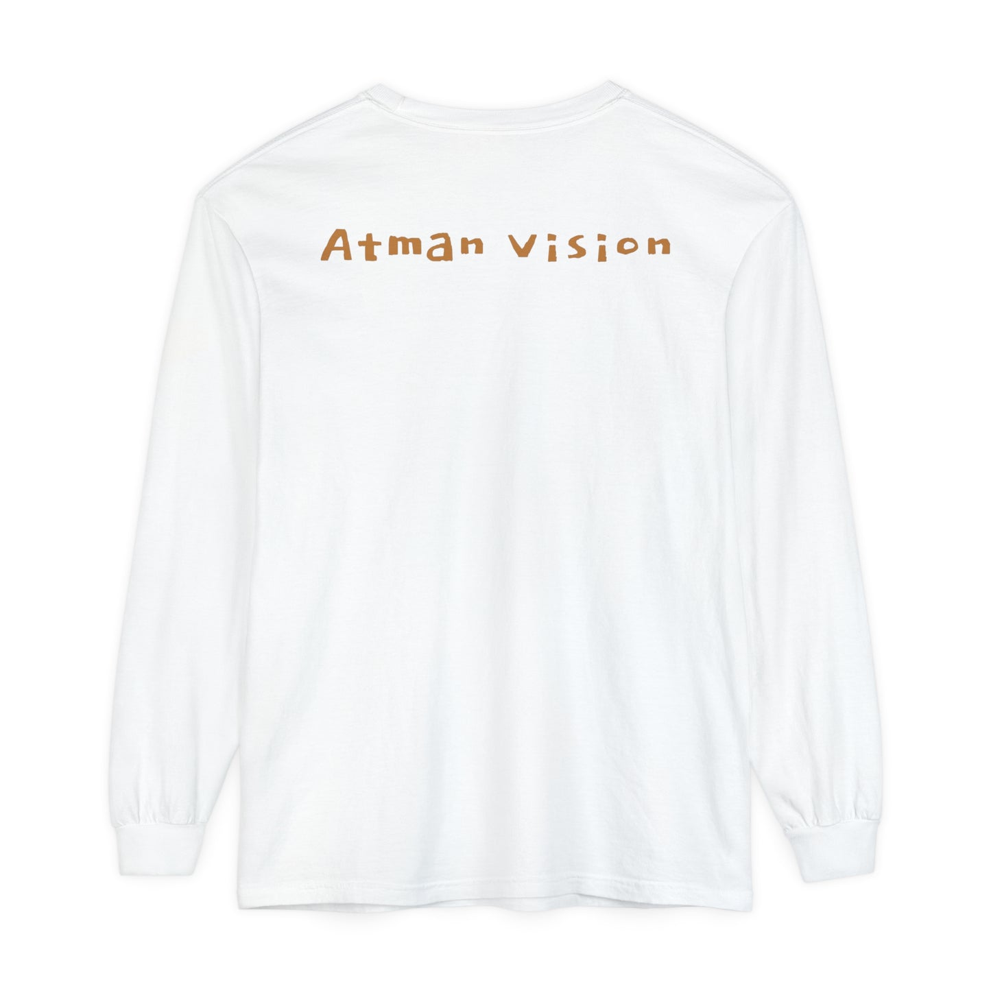 Atman Vision flower of Life elephant Unisex Garment-dyed Long Sleeve T-Shirt