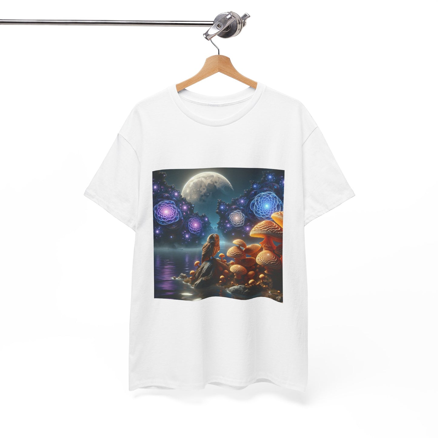 Moonlit Mushrooms / Unisex Heavy Cotton Tee