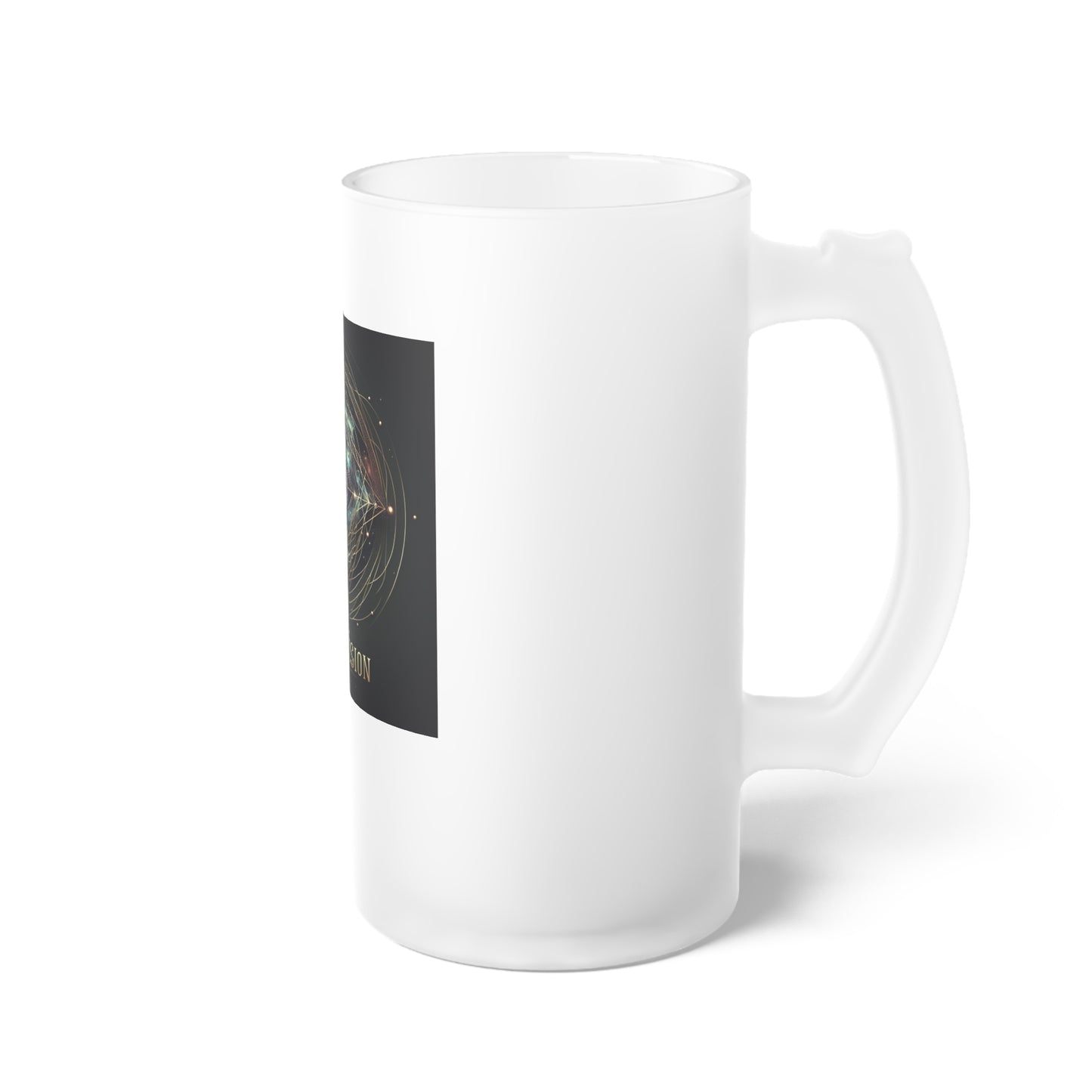 Frosted Glass Beer Mug