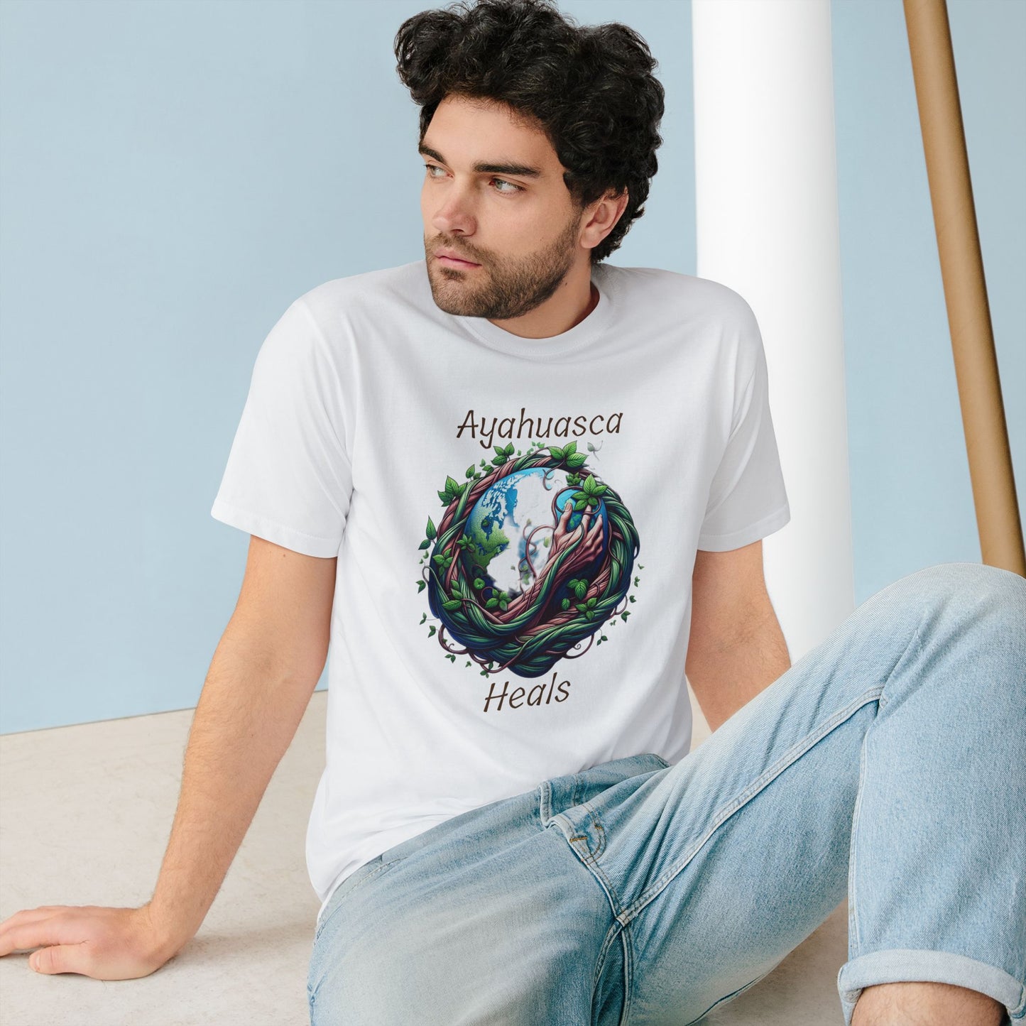 Ayahuasca Mother Earth Organic Staple T-shirt