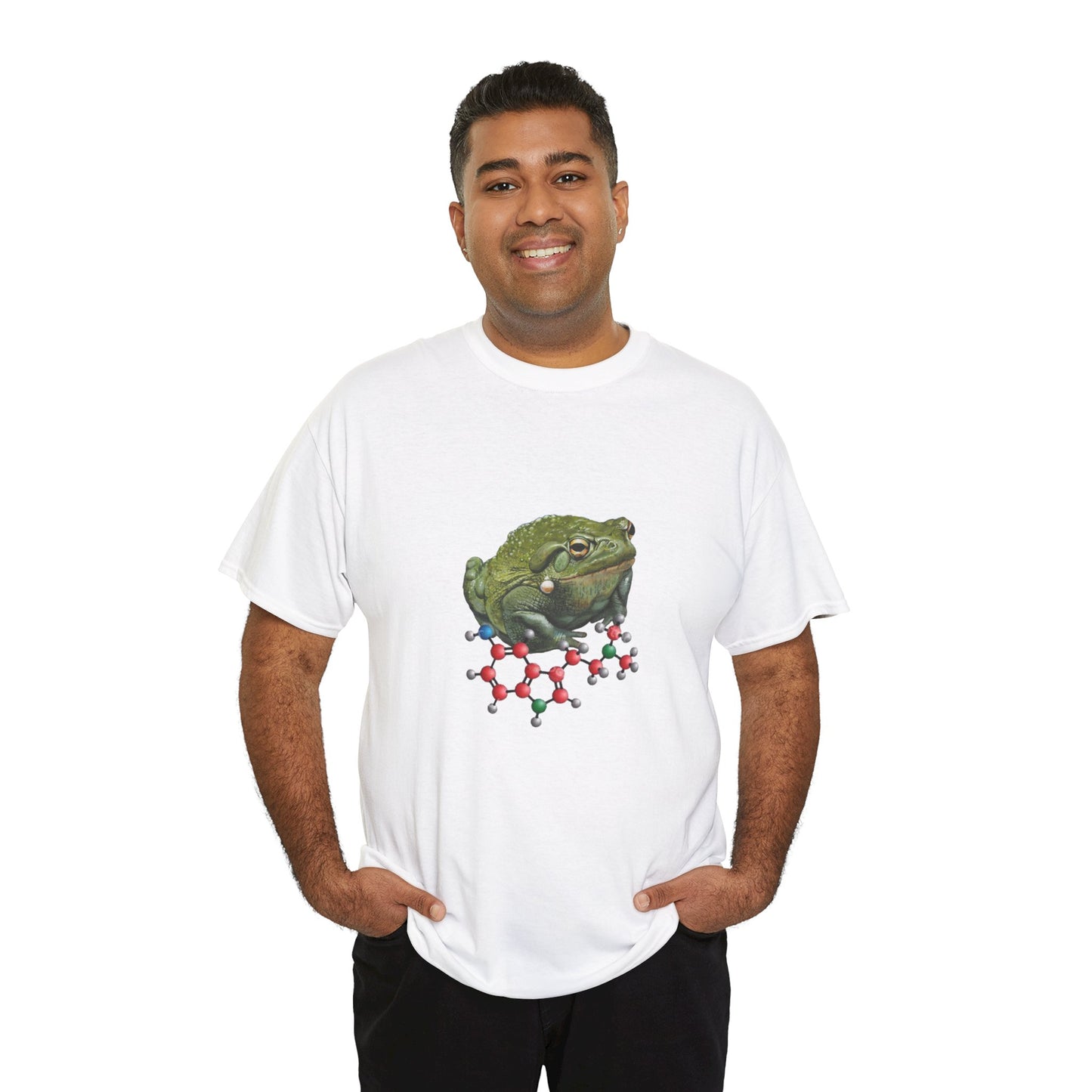 Bufo Toad molecule Unisex Heavy Cotton Tee