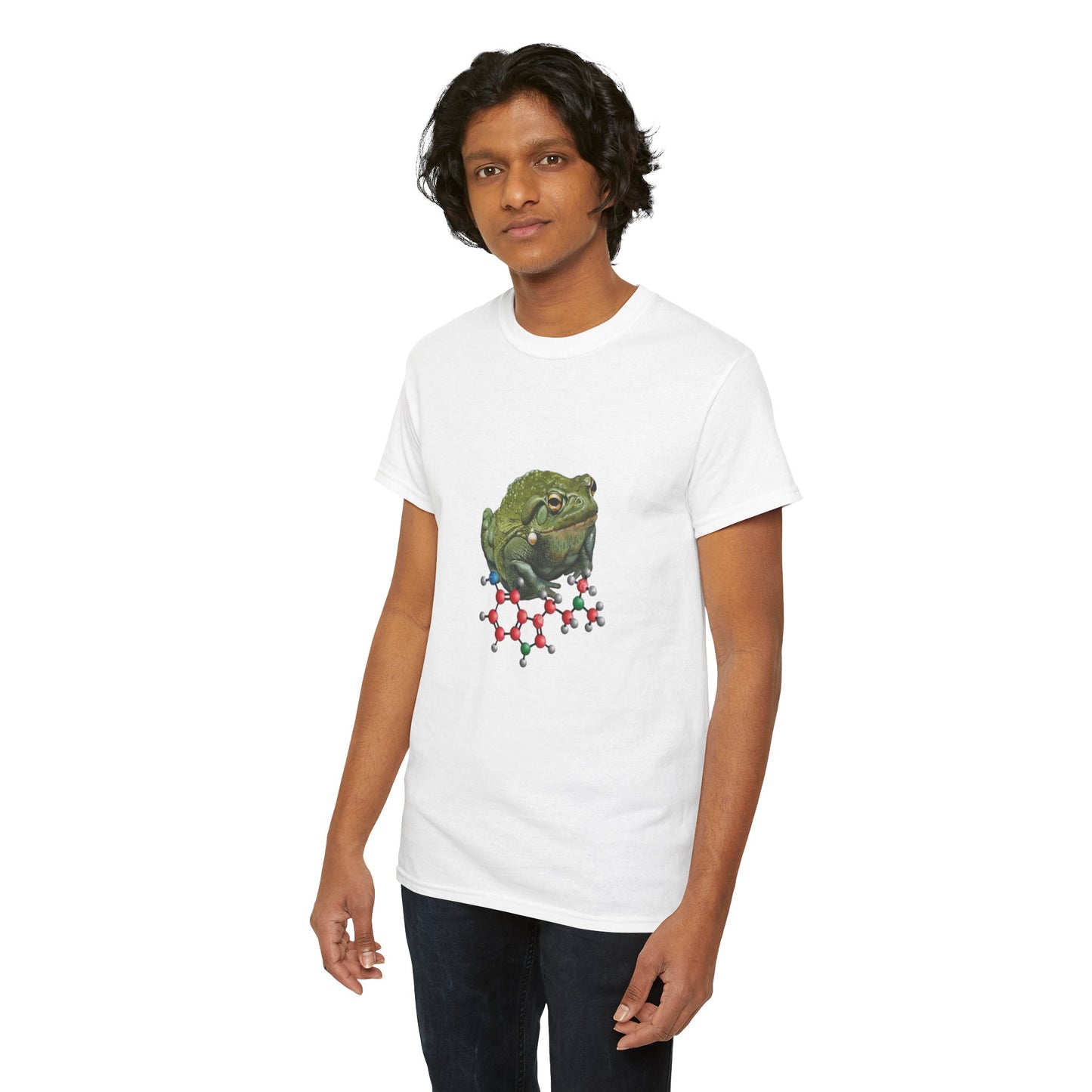 Bufo Toad molecule Unisex Heavy Cotton Tee