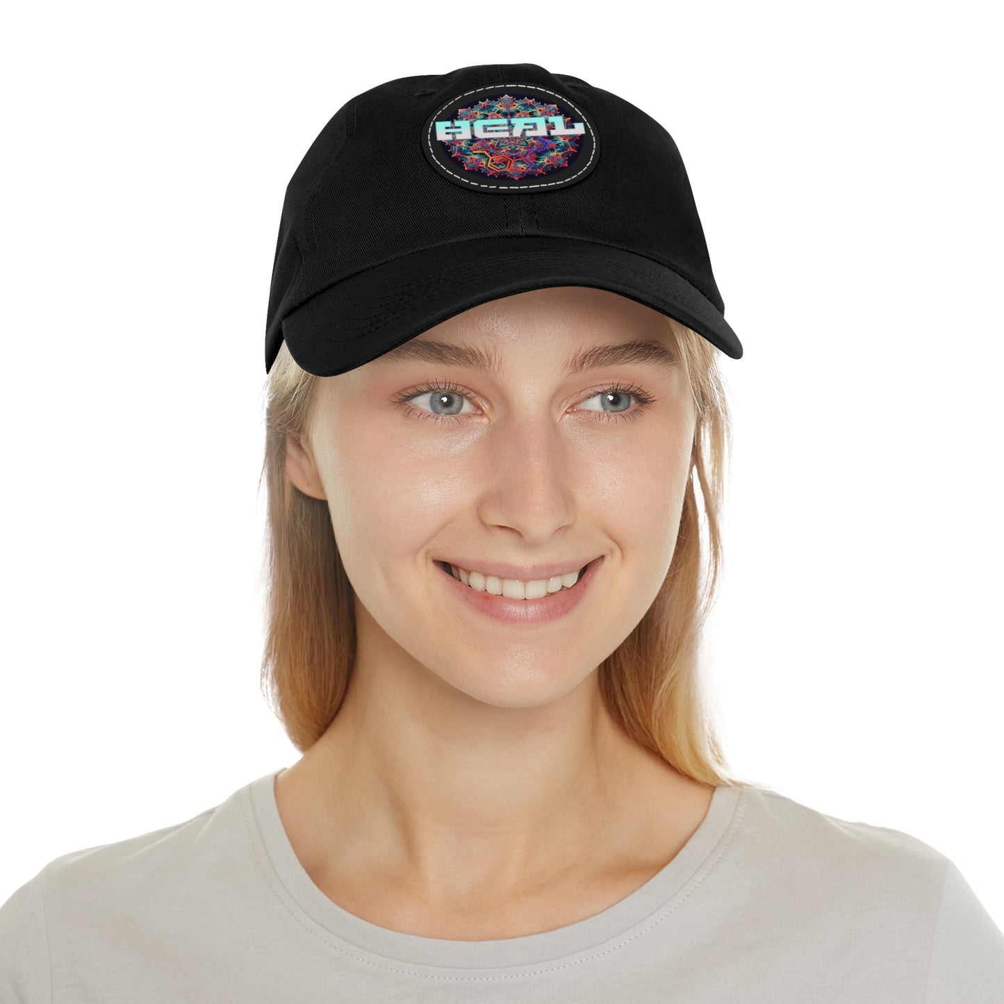 Heal 5 MEO Molecule - Dad Hat with Leather Patch (Round)