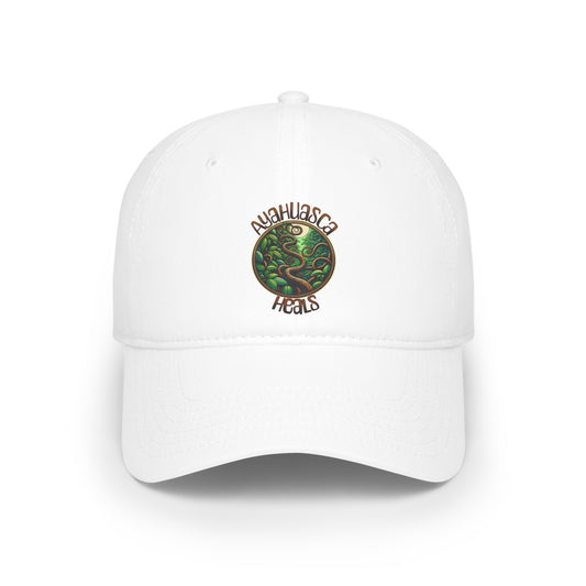 Ayahuasca heals - Low Profile Baseball Cap