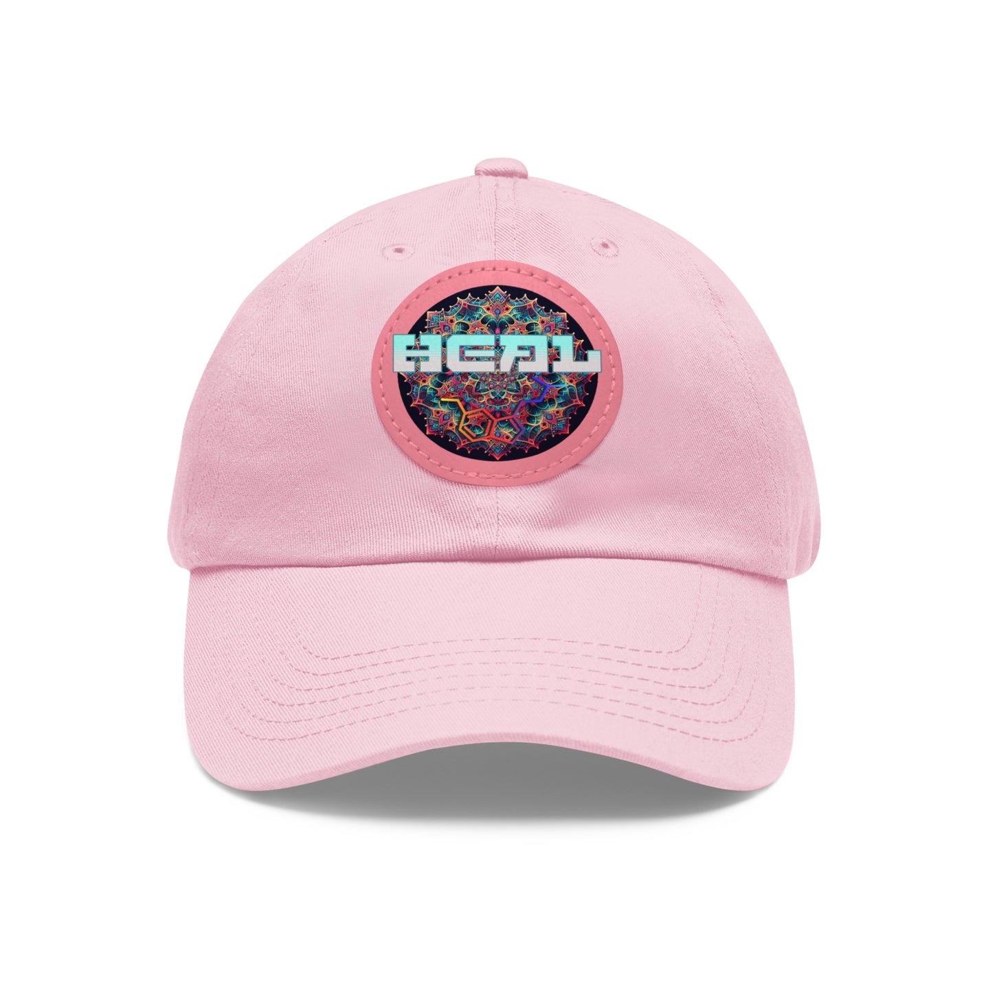 Heal 5 MEO Molecule - Dad Hat with Leather Patch (Round)