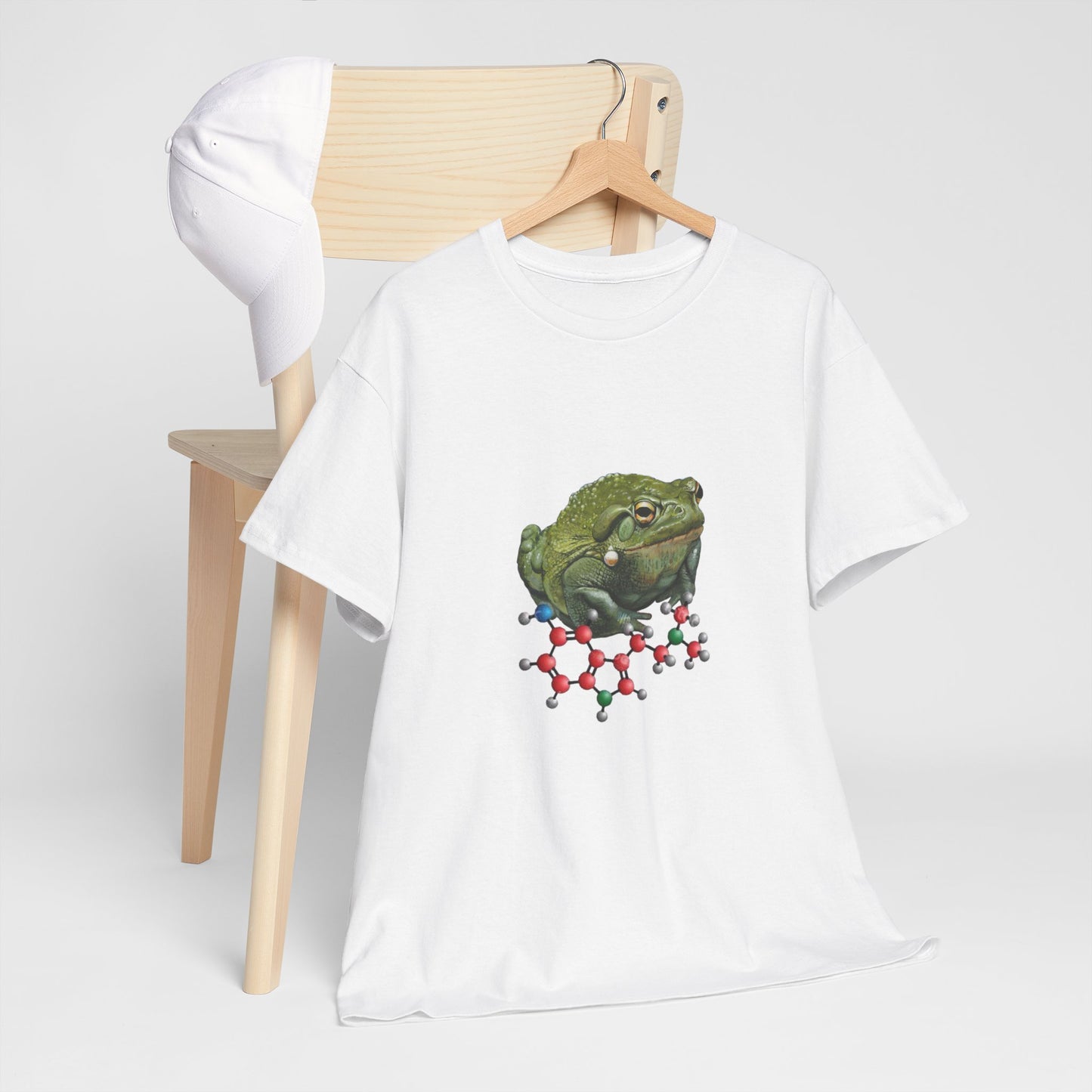 Bufo Toad molecule Unisex Heavy Cotton Tee