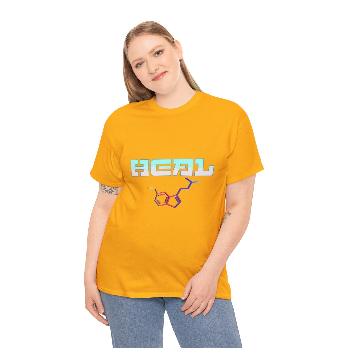 heal 5 meo toad - Unisex Heavy Cotton Tee