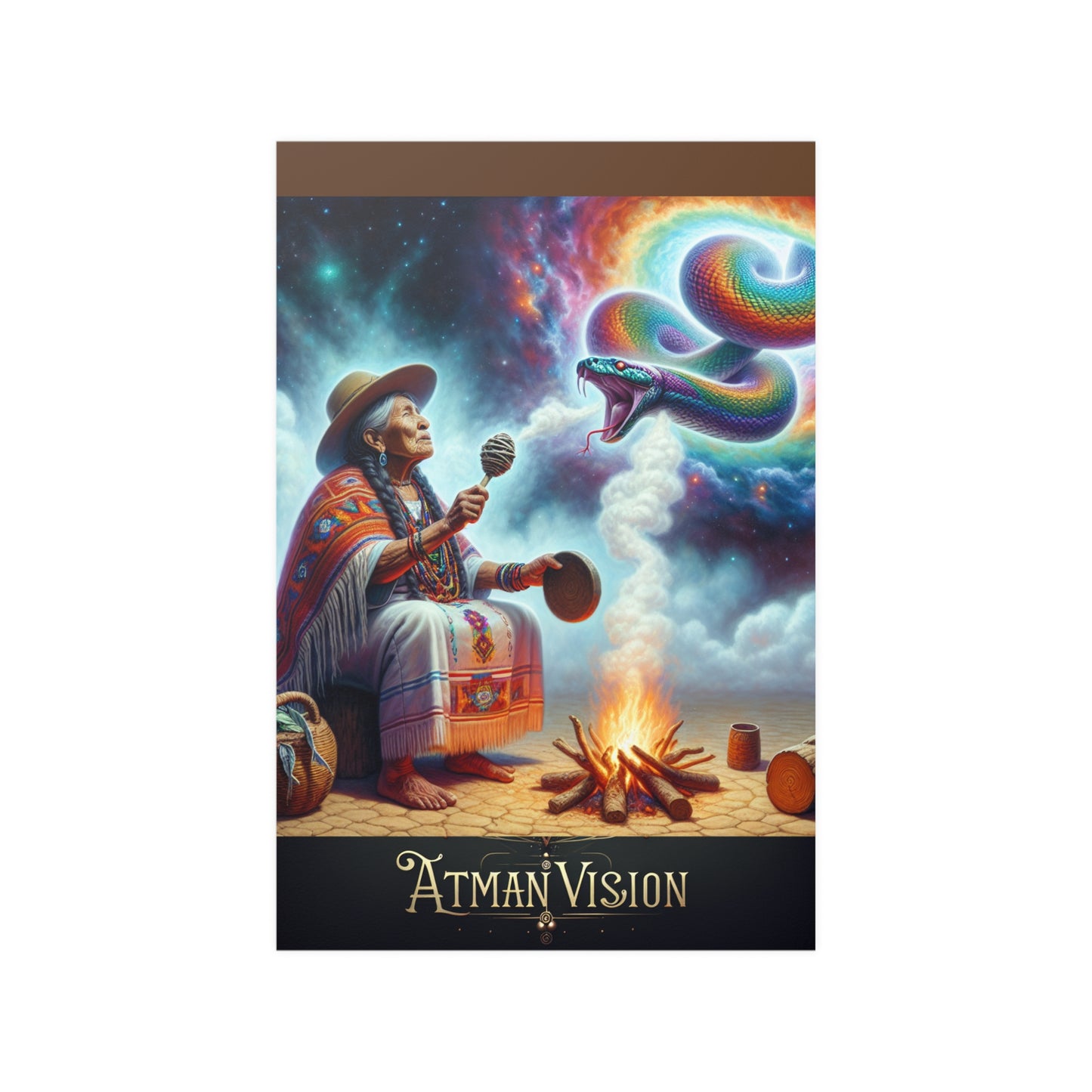 Satin Posters (210gsm) grandmother shaman 1