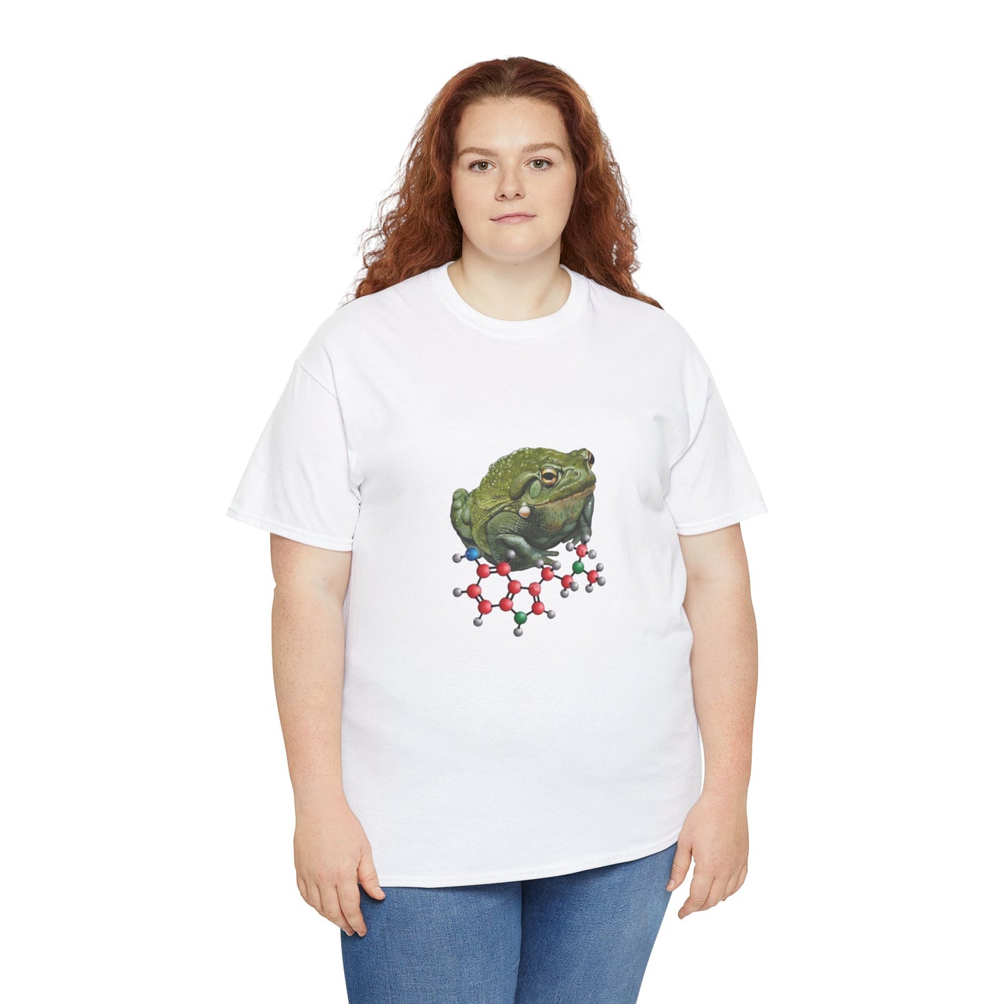 Bufo Toad molecule Unisex Heavy Cotton Tee