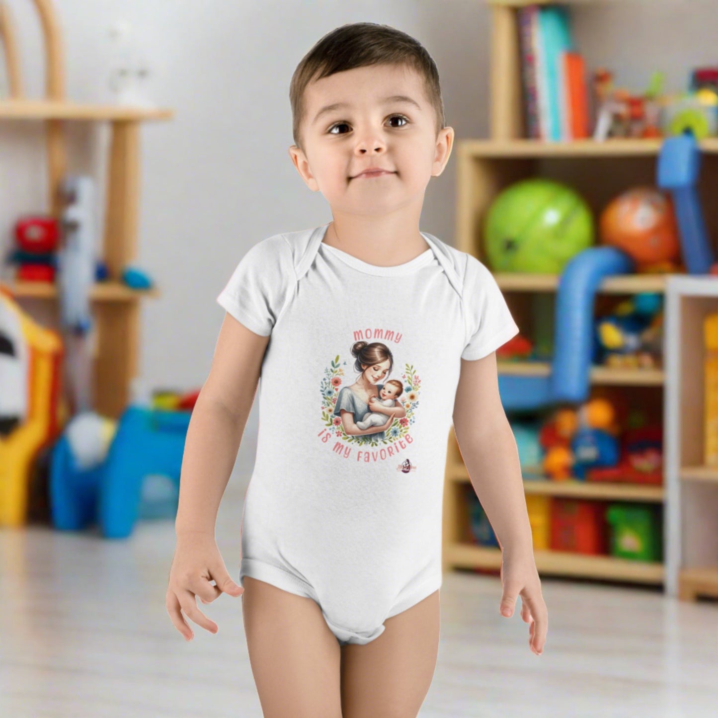 Mommy is my favorite - Onesie® Organic Baby Bodysuit