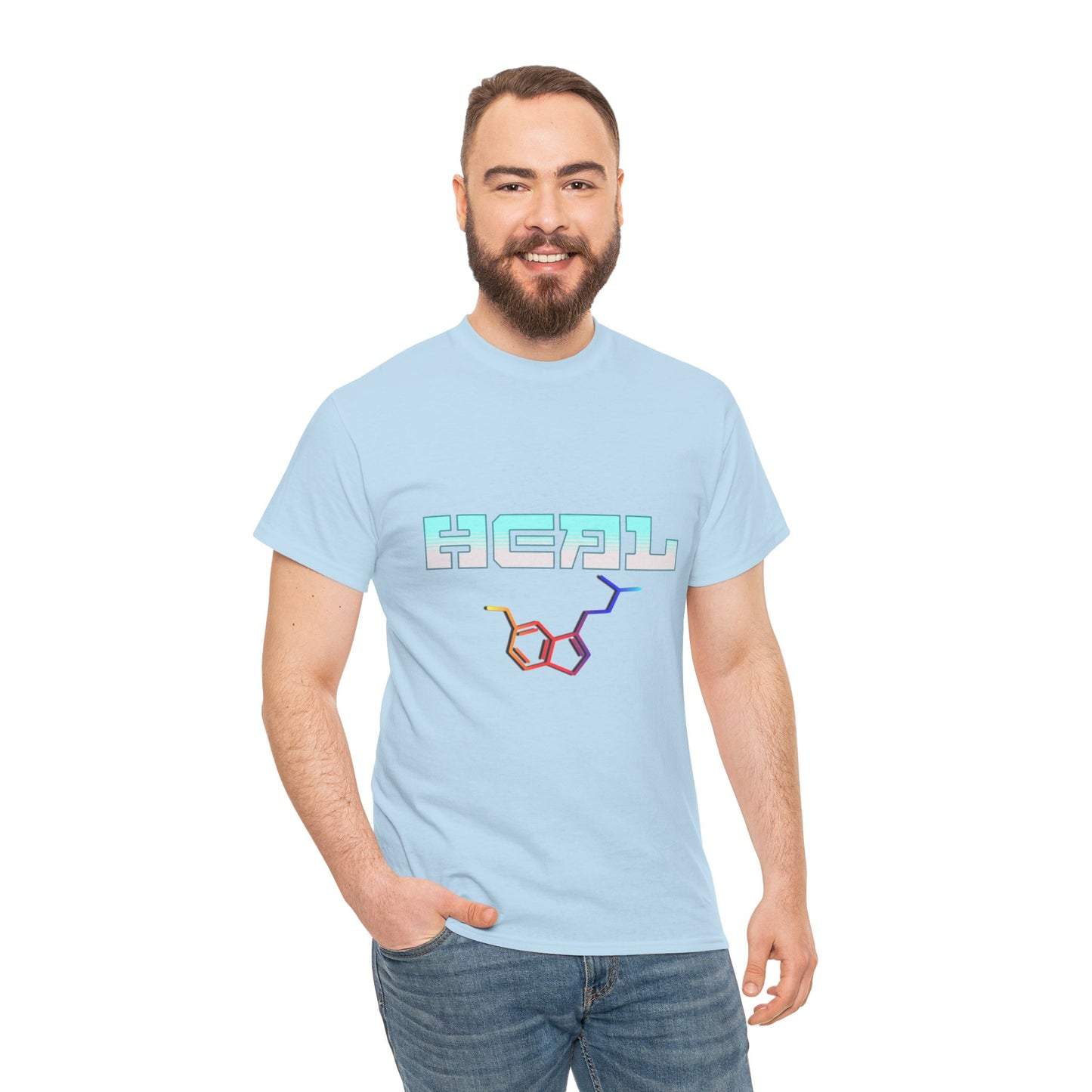 heal 5 meo toad - Unisex Heavy Cotton Tee