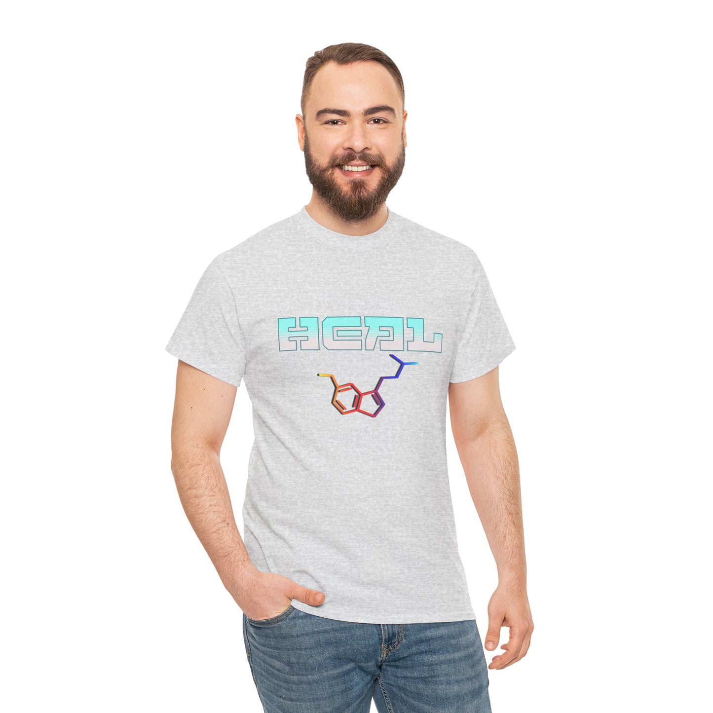 heal 5 meo molecule - Unisex Heavy Cotton Tee