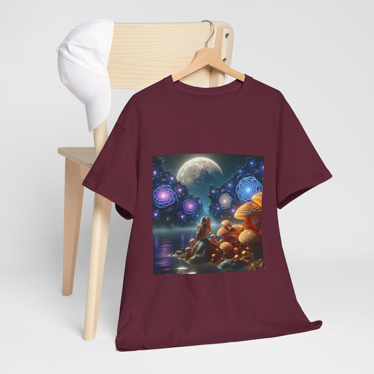 Moonlit Mushrooms / Unisex Heavy Cotton Tee