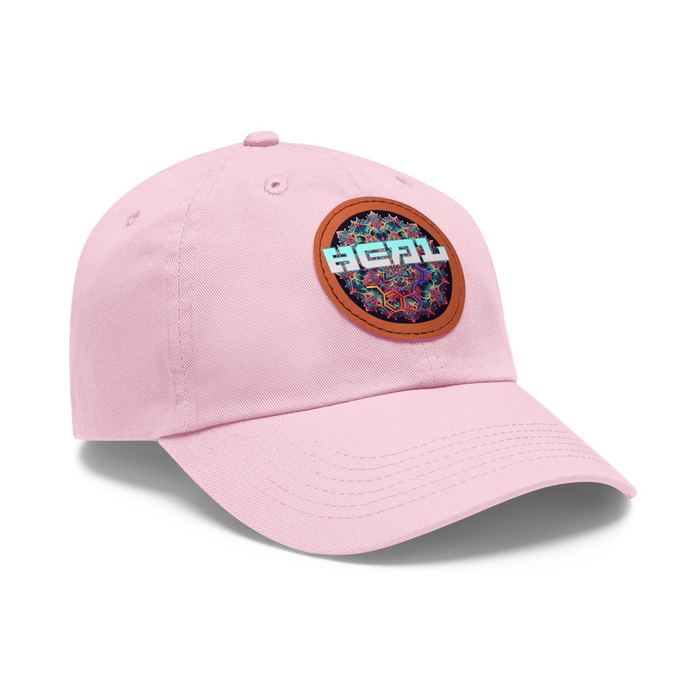 Heal 5 MEO Molecule - Dad Hat with Leather Patch (Round)