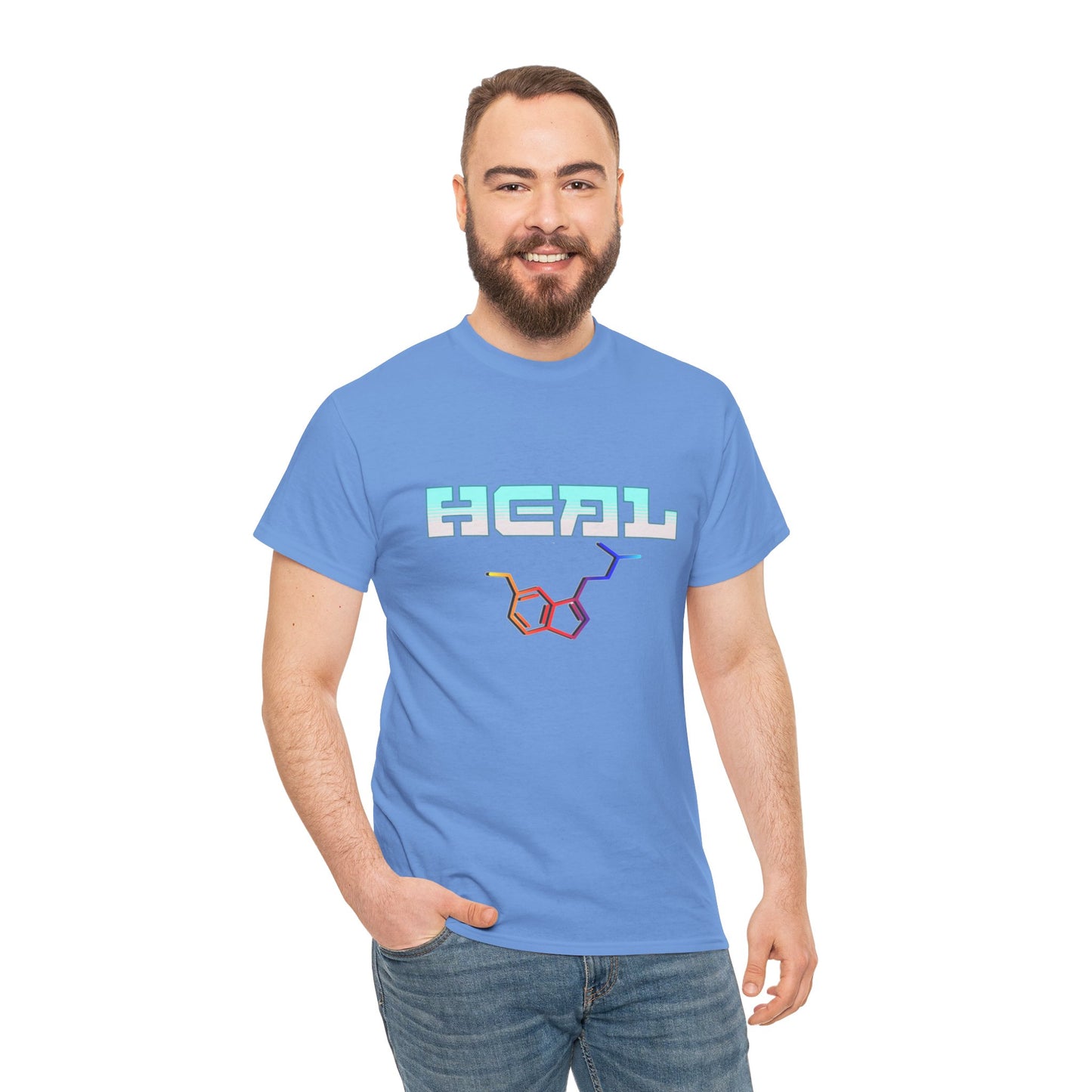 heal 5 meo molecule - Unisex Heavy Cotton Tee