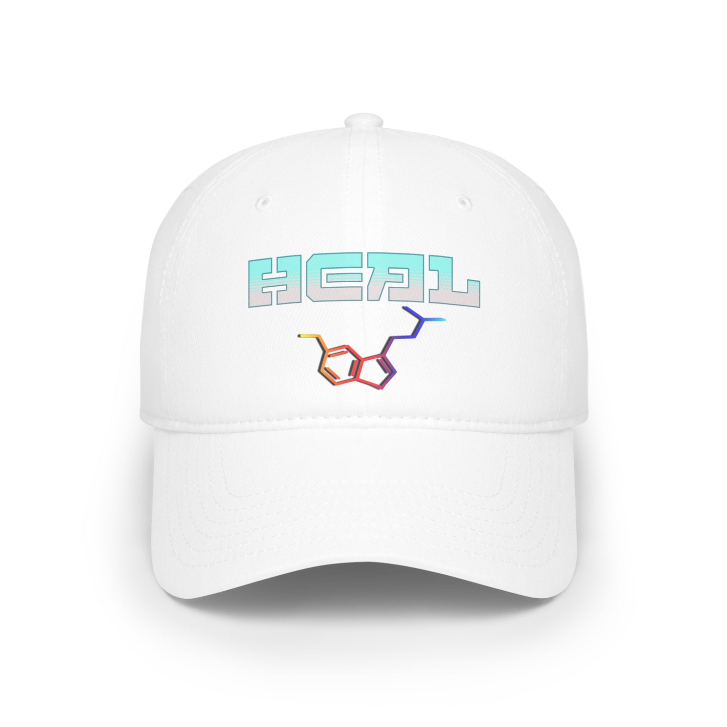 Heal DMT molecule - Low Profile Baseball Cap