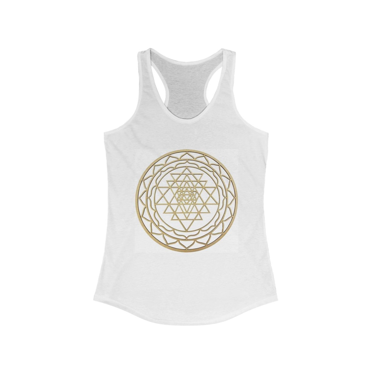 Golden Shri Yantra / Women's Ideal Racerback Tank