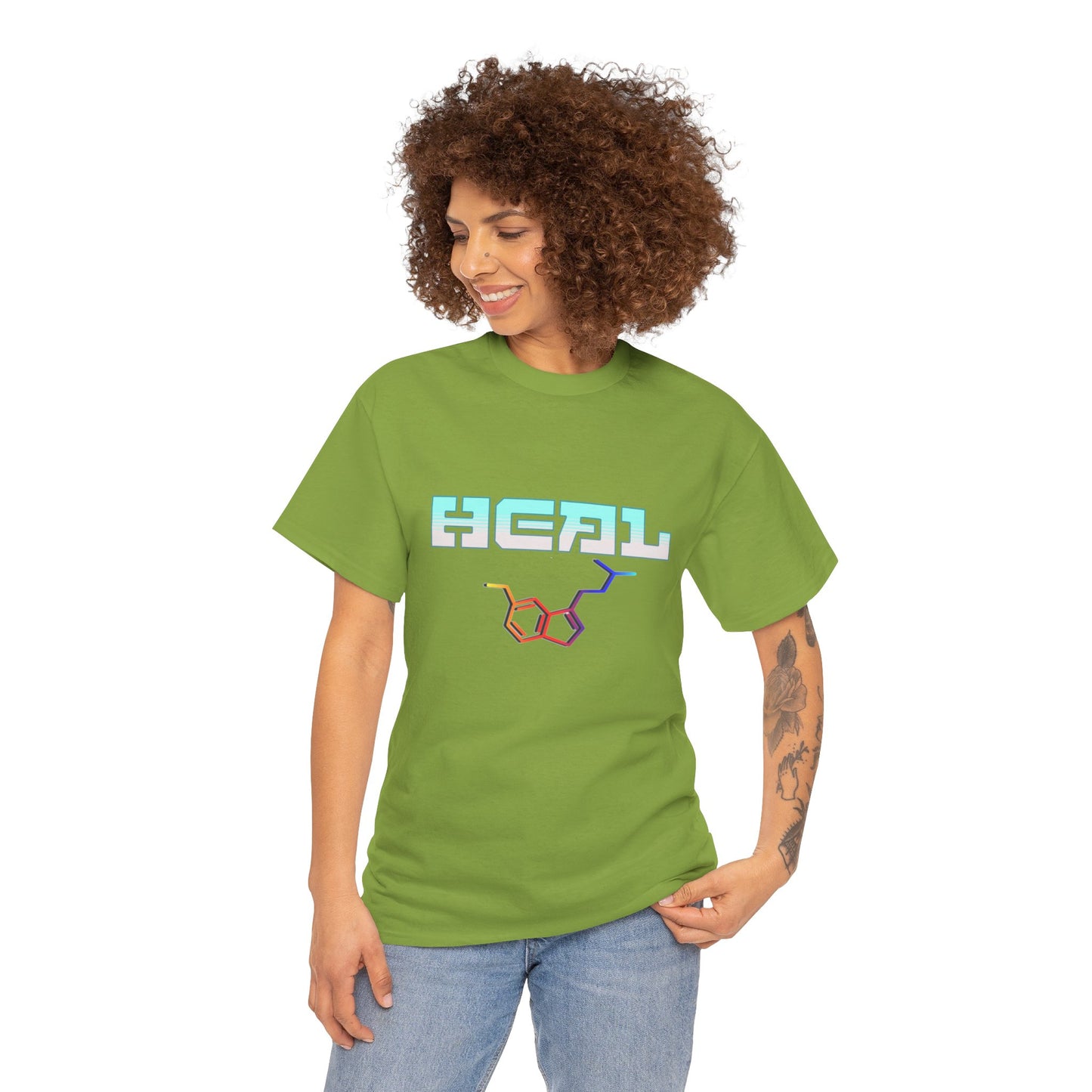 heal 5 meo molecule - Unisex Heavy Cotton Tee