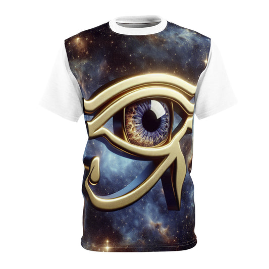 Unisex Cut & Sew Tee (AOP)Horus, ra 1