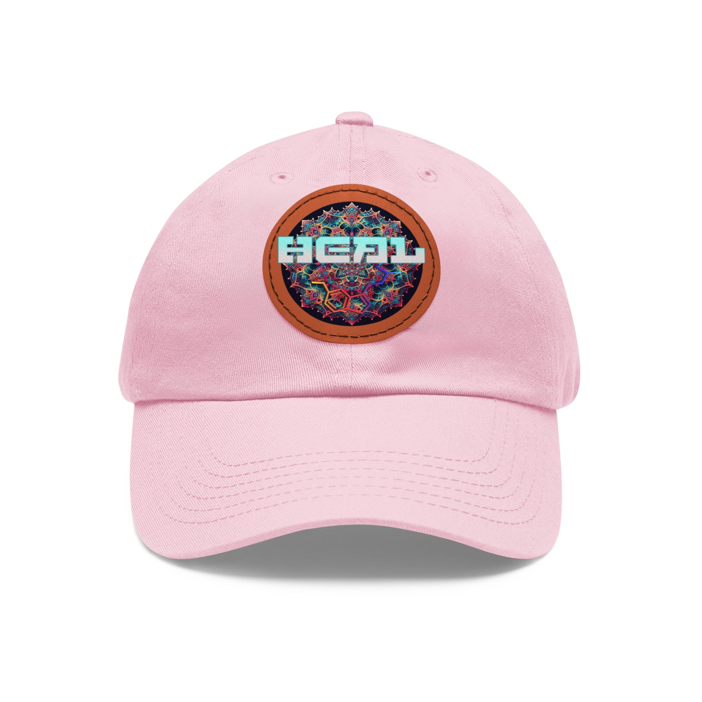 Heal 5 MEO Molecule - Dad Hat with Leather Patch (Round)