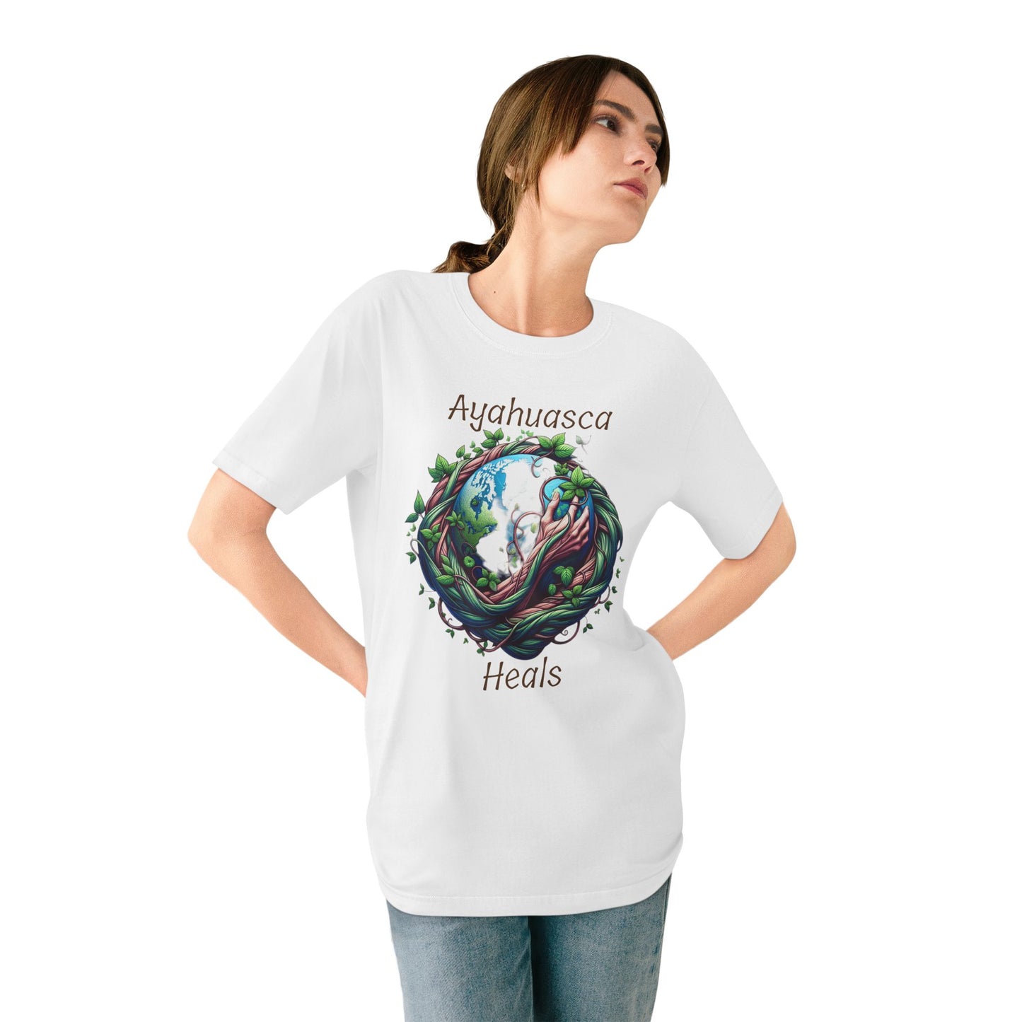 Ayahuasca Mother Earth Organic Staple T-shirt