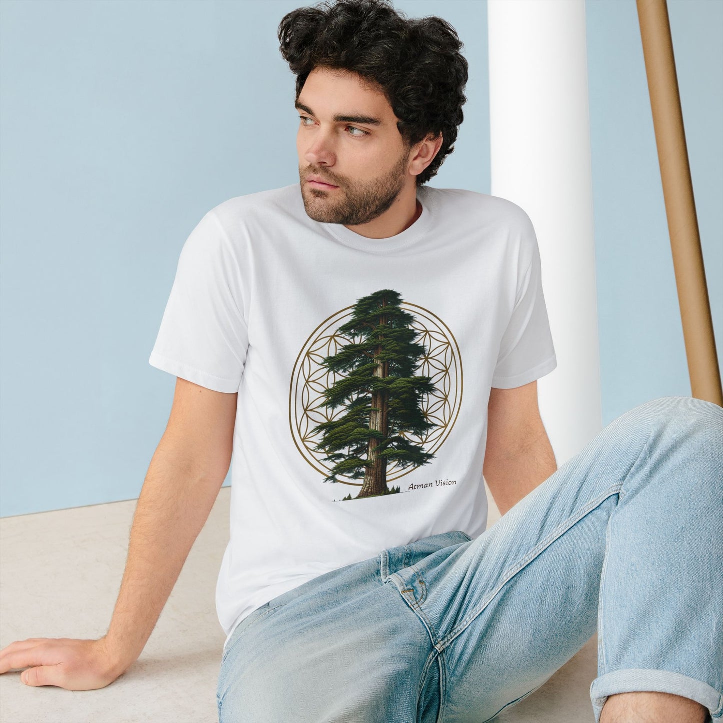 Atman Vision Cedar Tree Organic Staple T-shirt