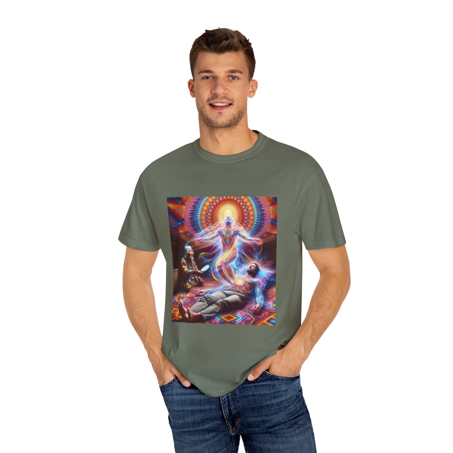 Grandmother Shaman Rebirth 2 / Unisex Garment-Dyed T-shirt