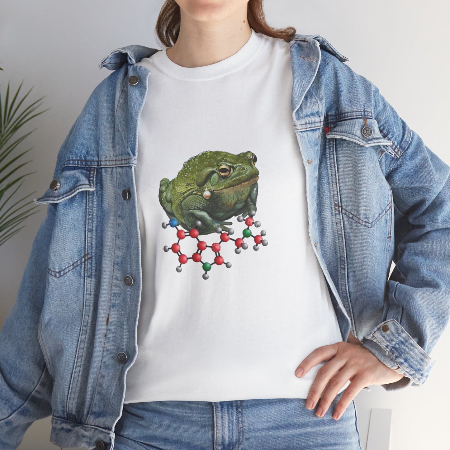 Bufo Toad molecule Unisex Heavy Cotton Tee