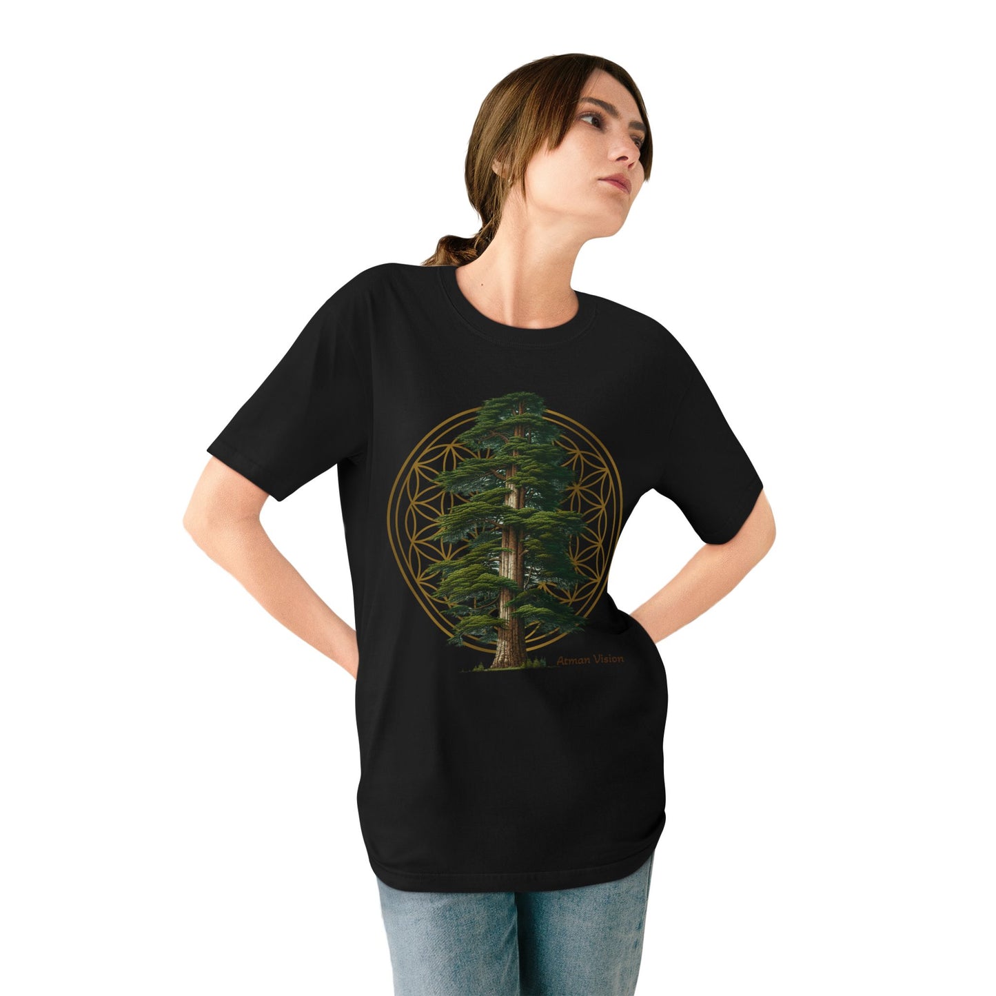 Atman Vision Cedar Tree Organic Staple T-shirt