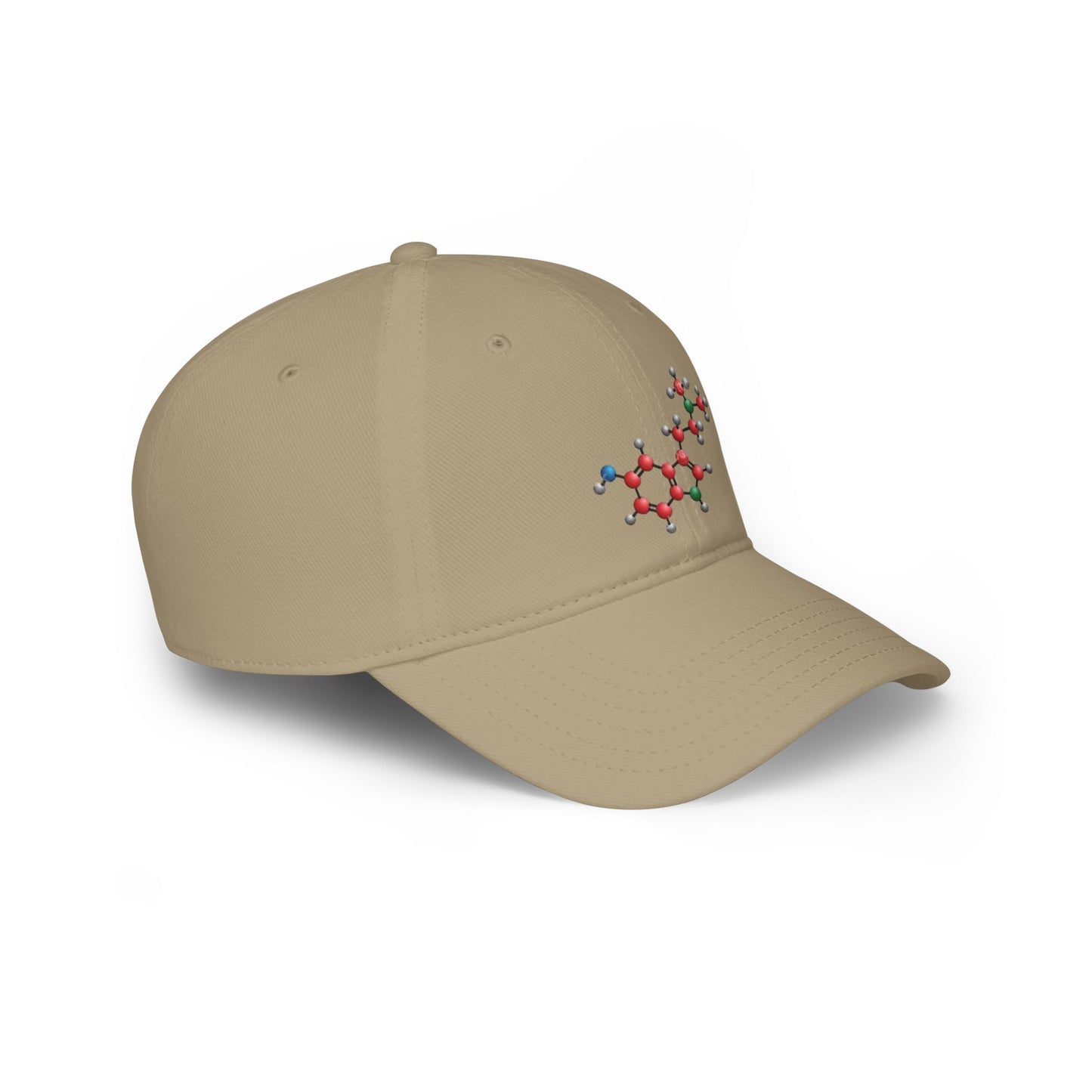 Bufotenin Molecule Low Profile Baseball Cap