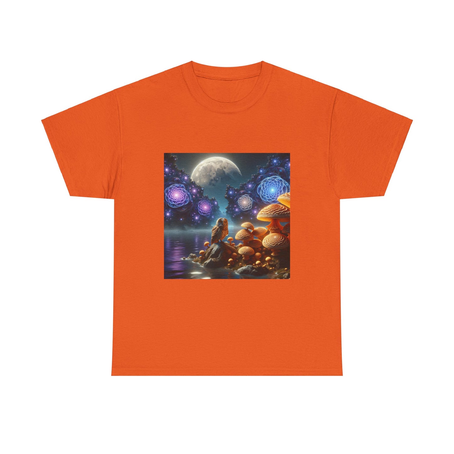 Moonlit Mushrooms / Unisex Heavy Cotton Tee